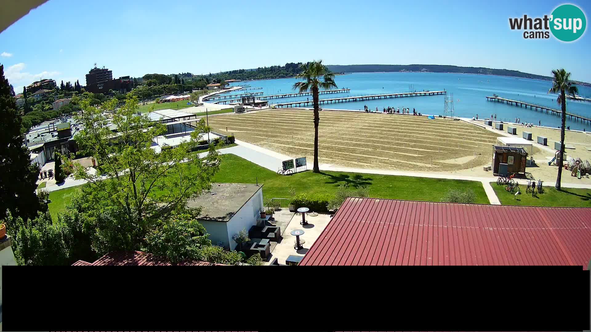Plaža Portorož web kamera