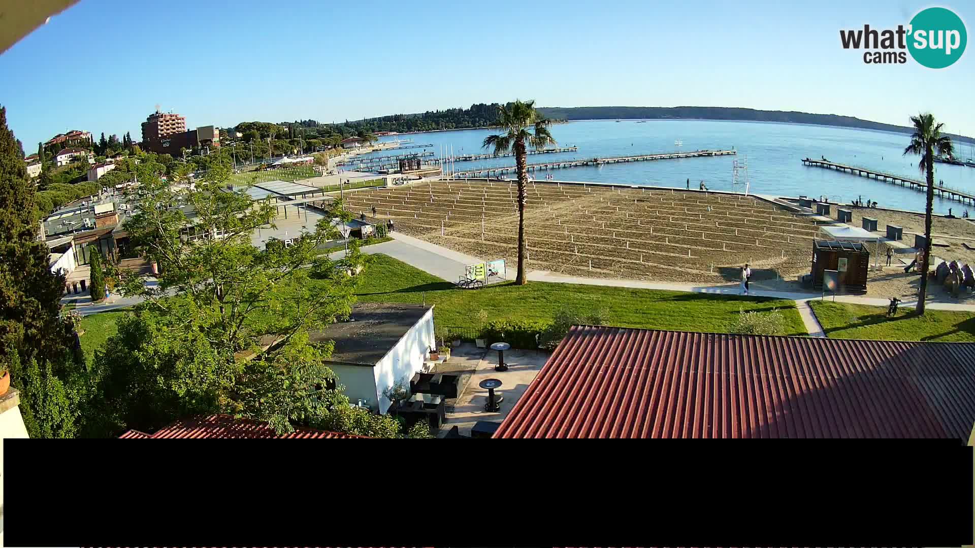 Plaža Portorož web kamera