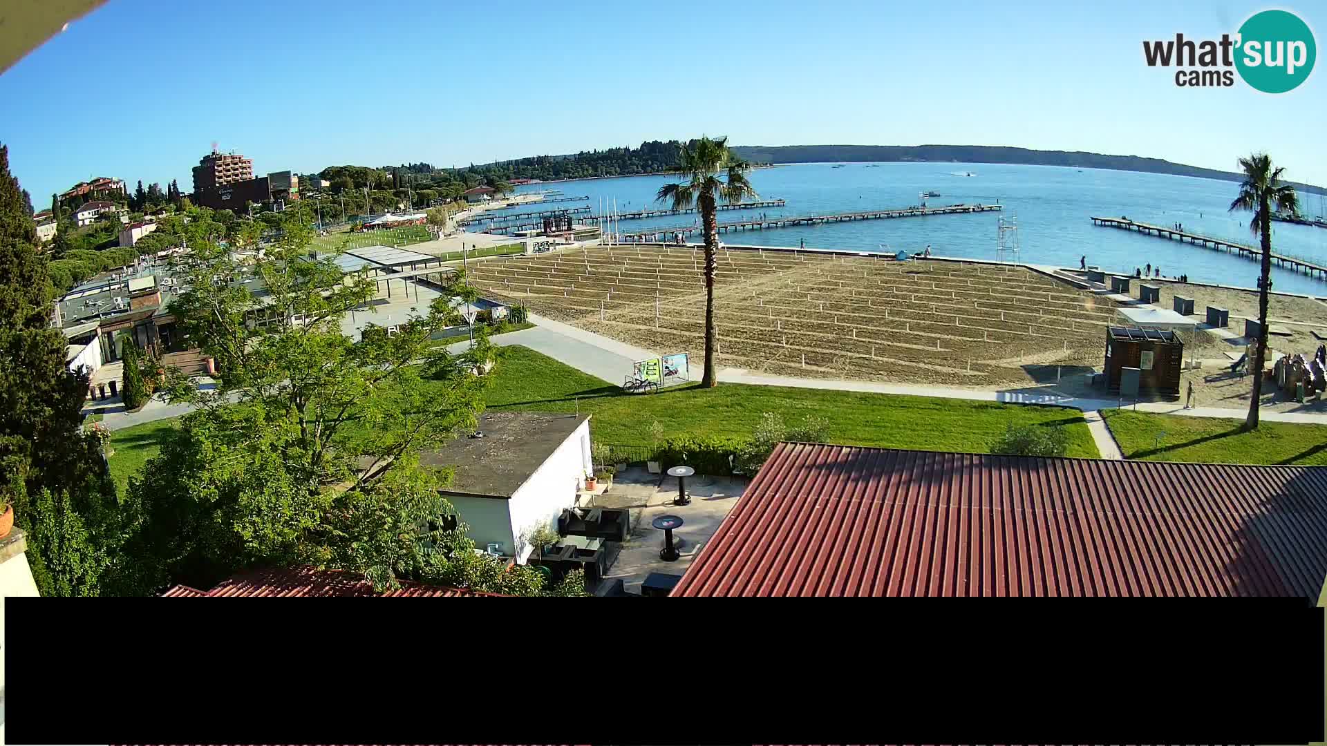 Webcam Live Playa de Portorož