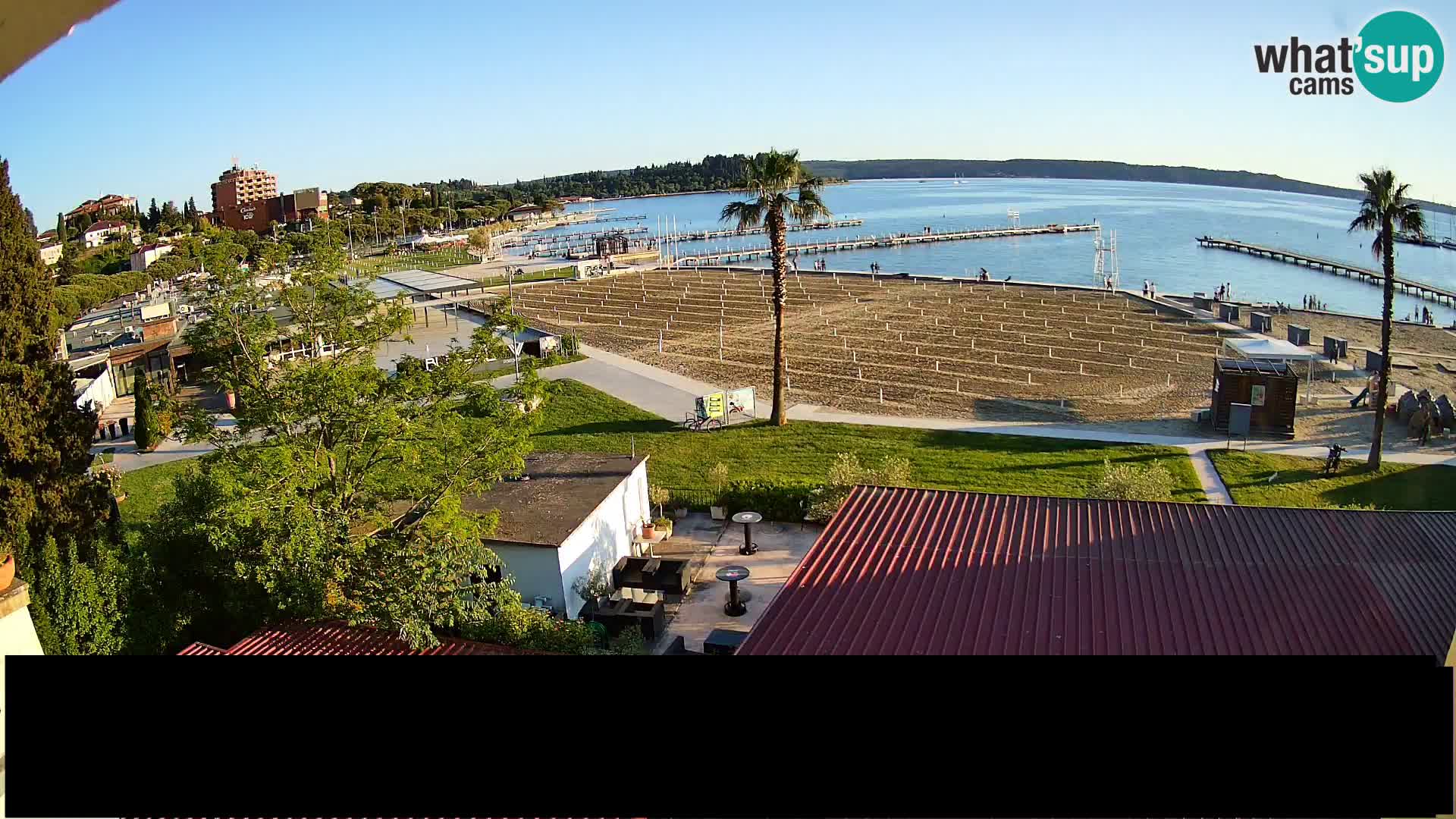 Webcam Live Spiaggia di Portorose