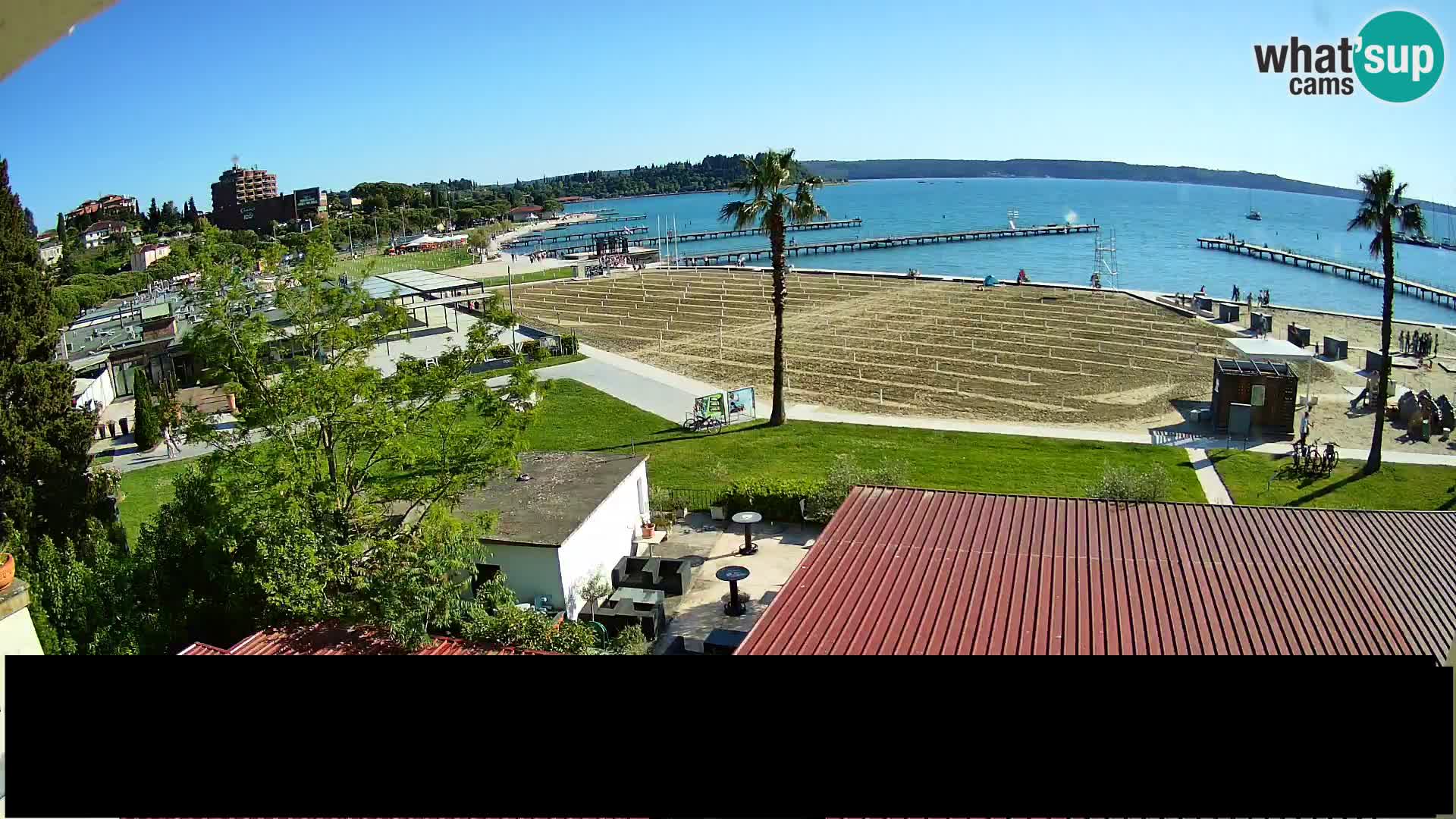 Livecam Portorož beach
