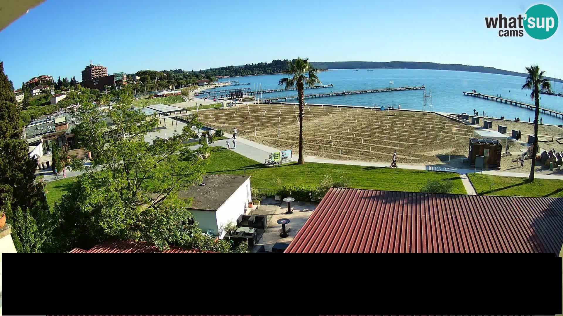 Webcam Live Spiaggia di Portorose