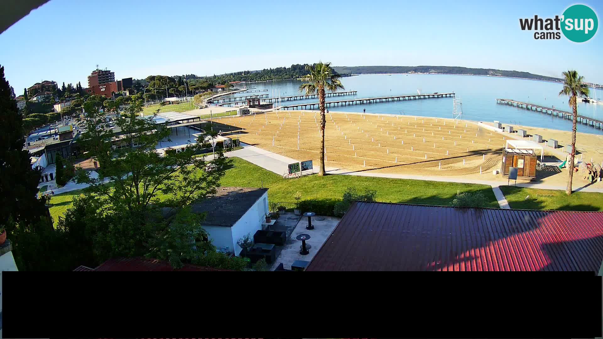 Web kamera Portorož plaža – Kavarna Karamela