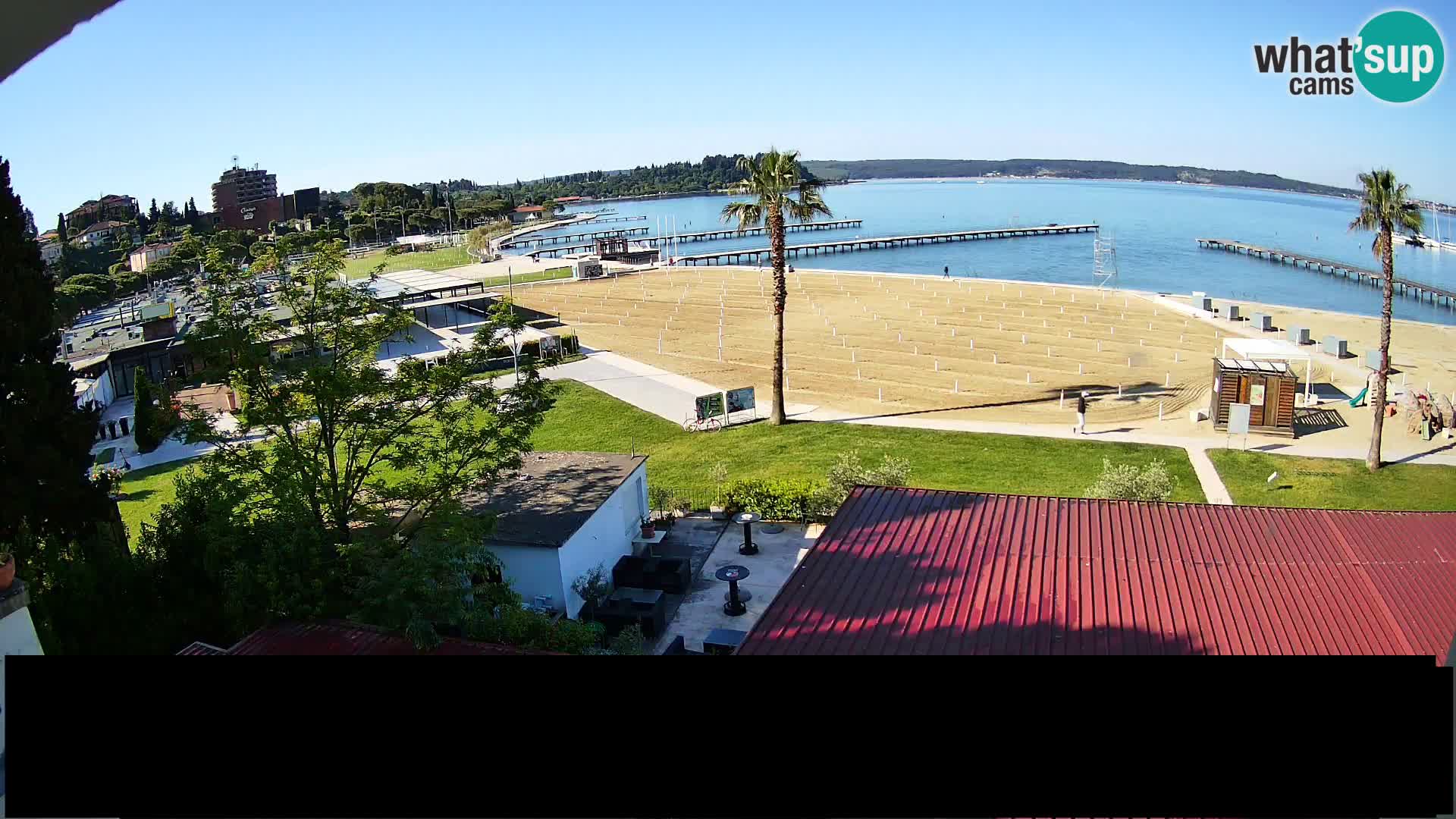 Spletna kamera plaža Portorož