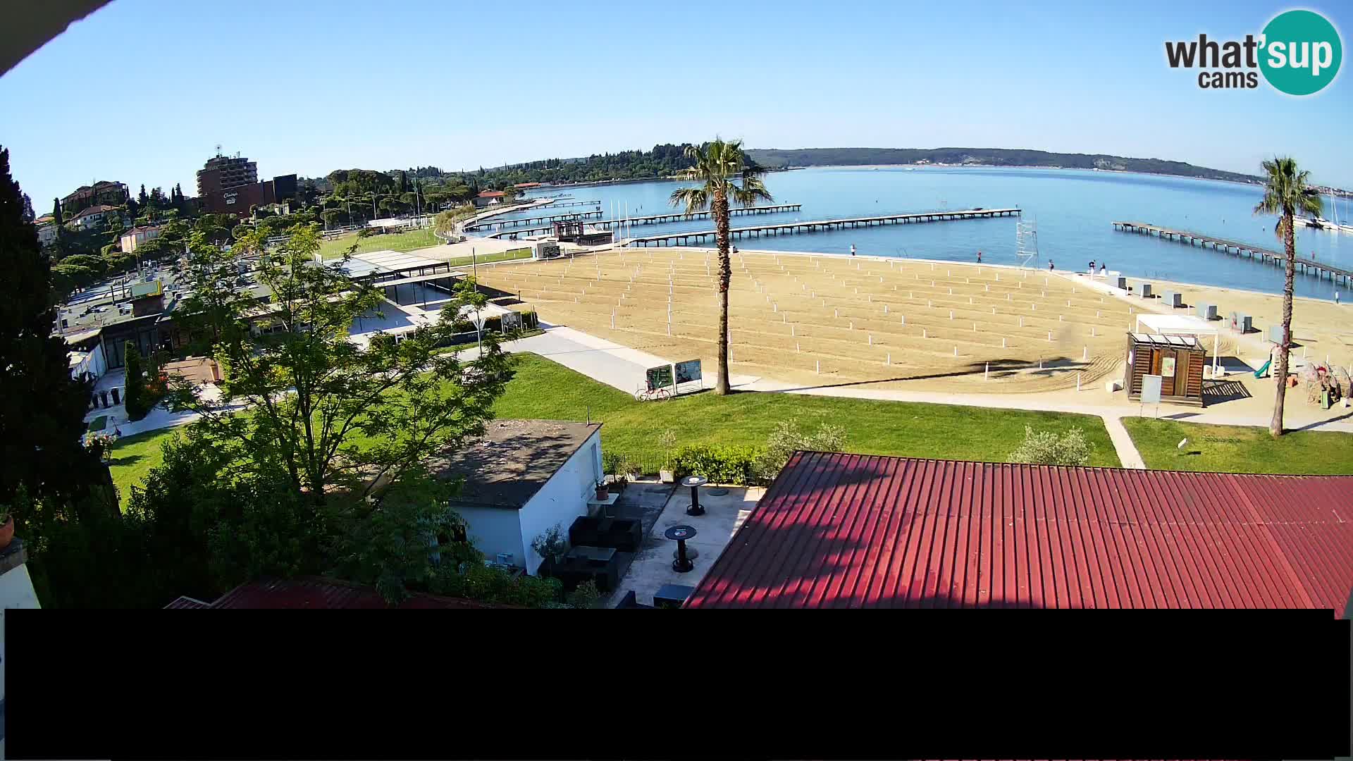 Webcam Live Spiaggia di Portorose