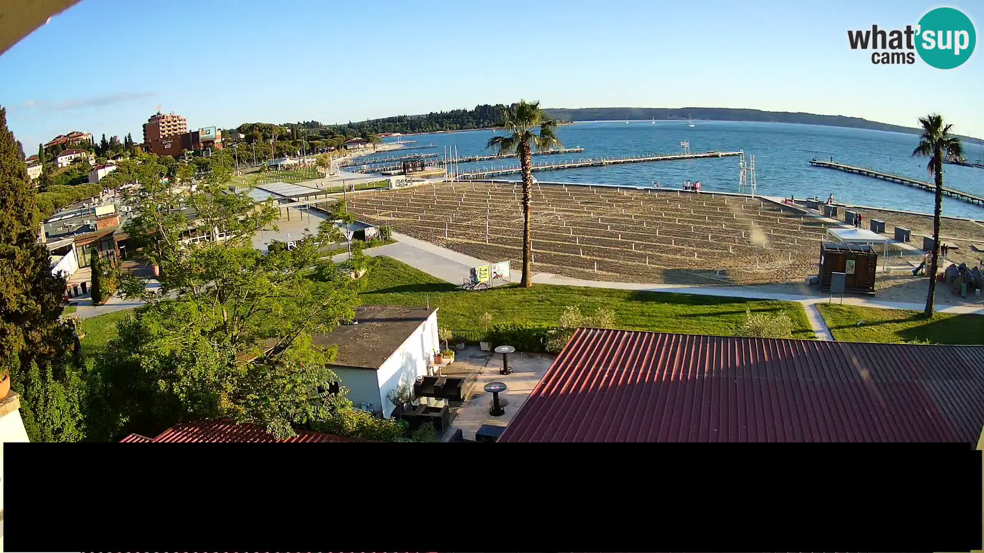 Plaža Portorož web kamera
