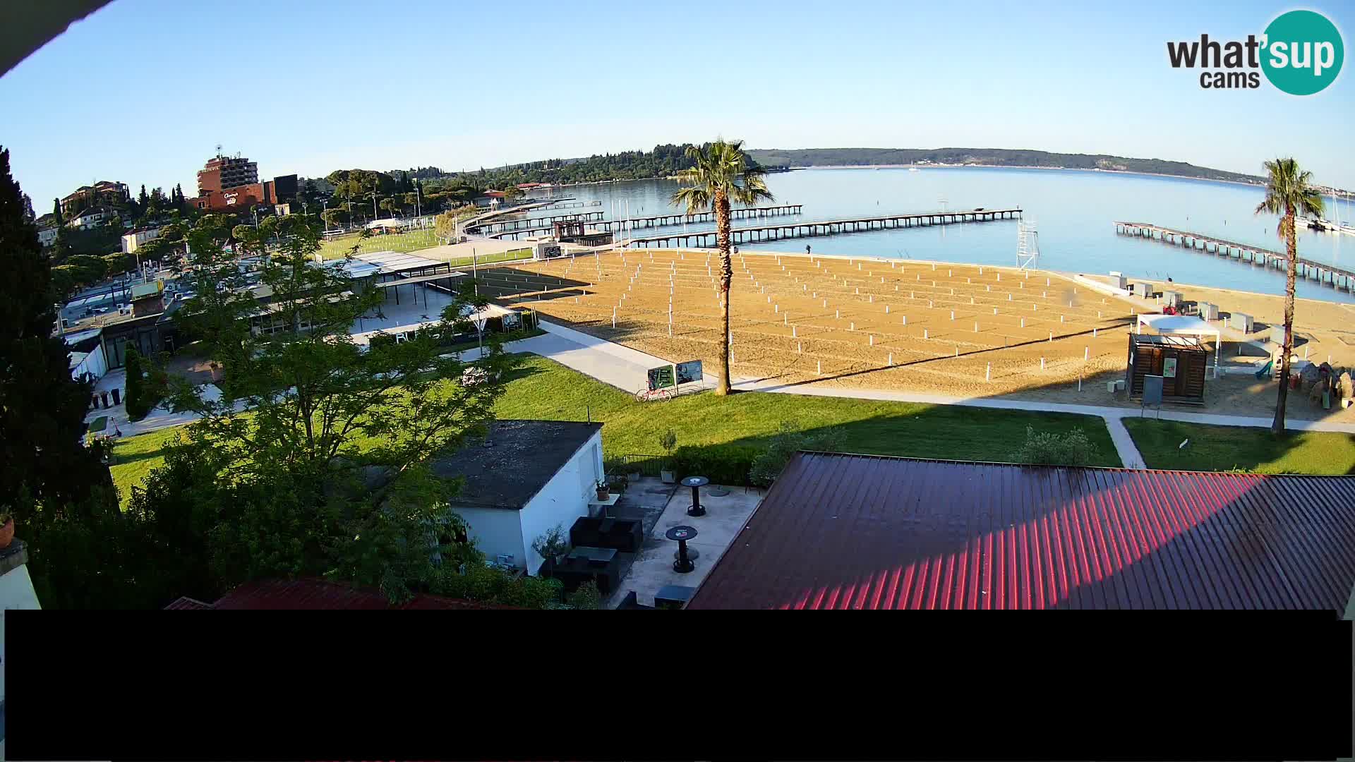 Spletna kamera plaža Portorož