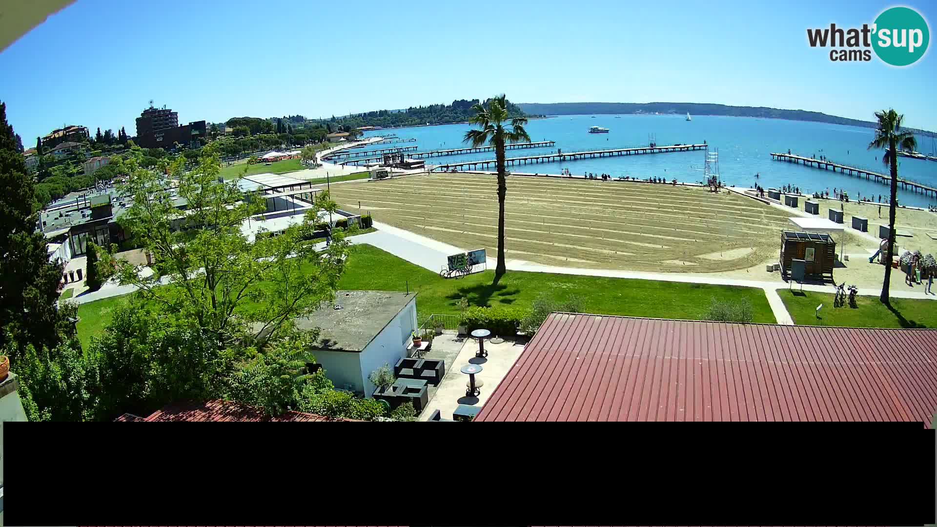 Spletna kamera Plaža Portorož