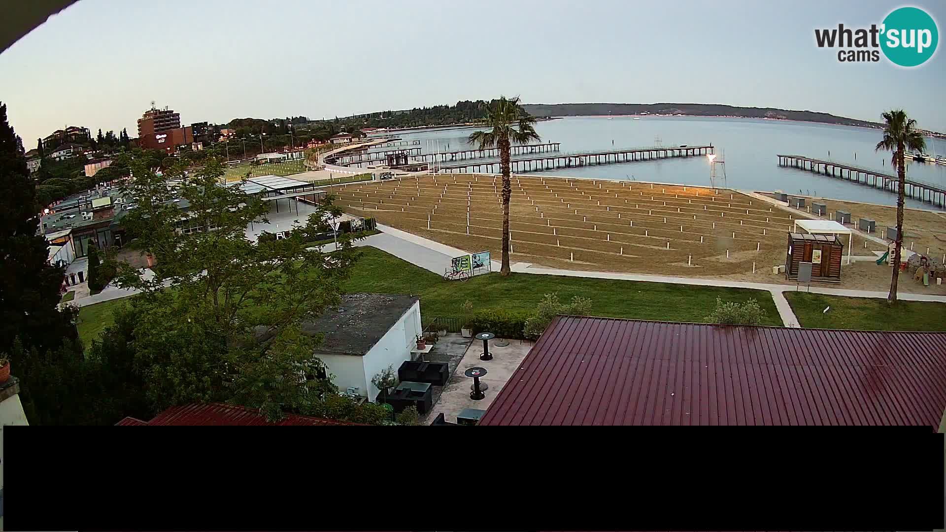 Playa Portorož camera en vivo