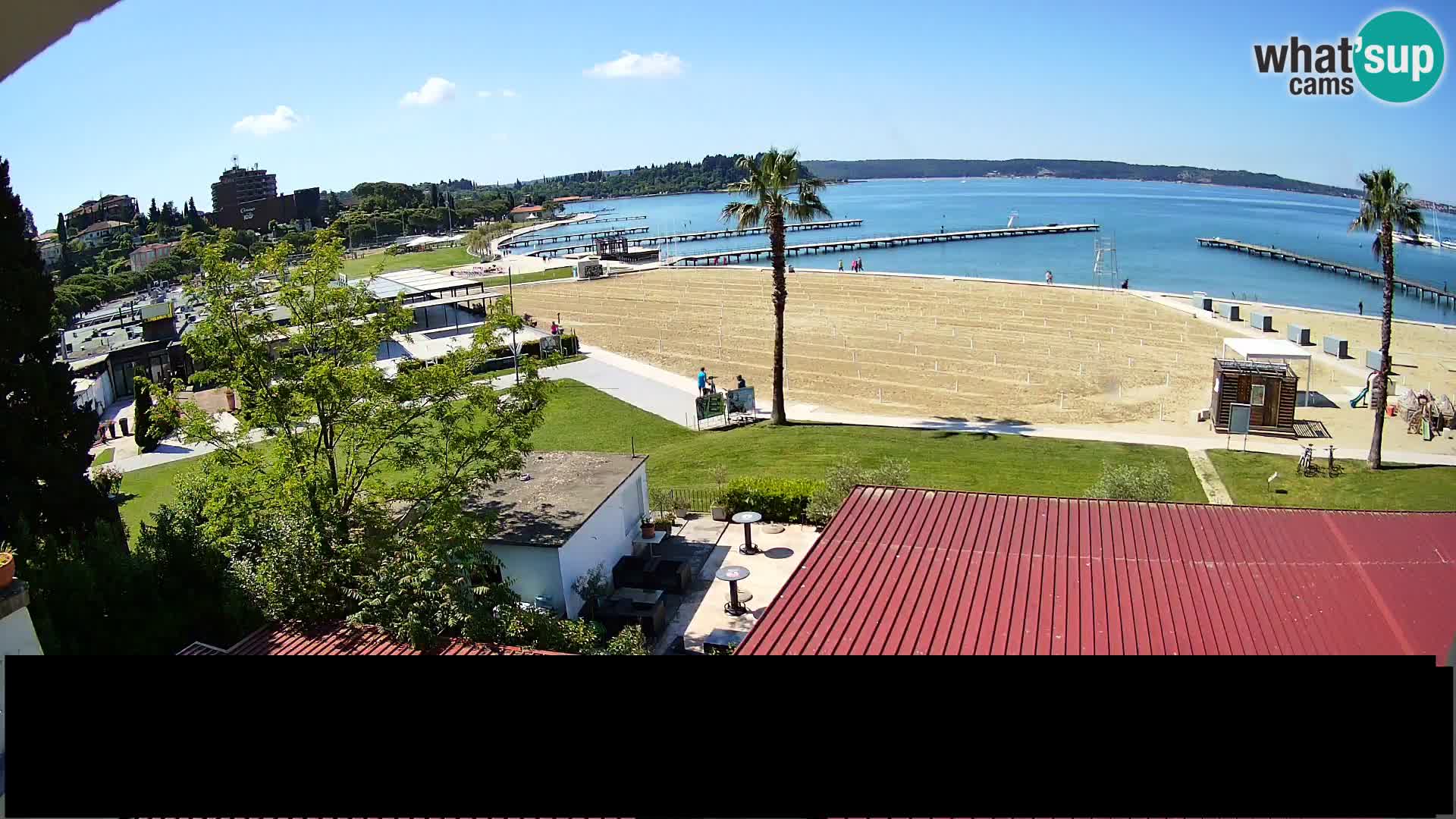 Webcam Live Strand in Portorož