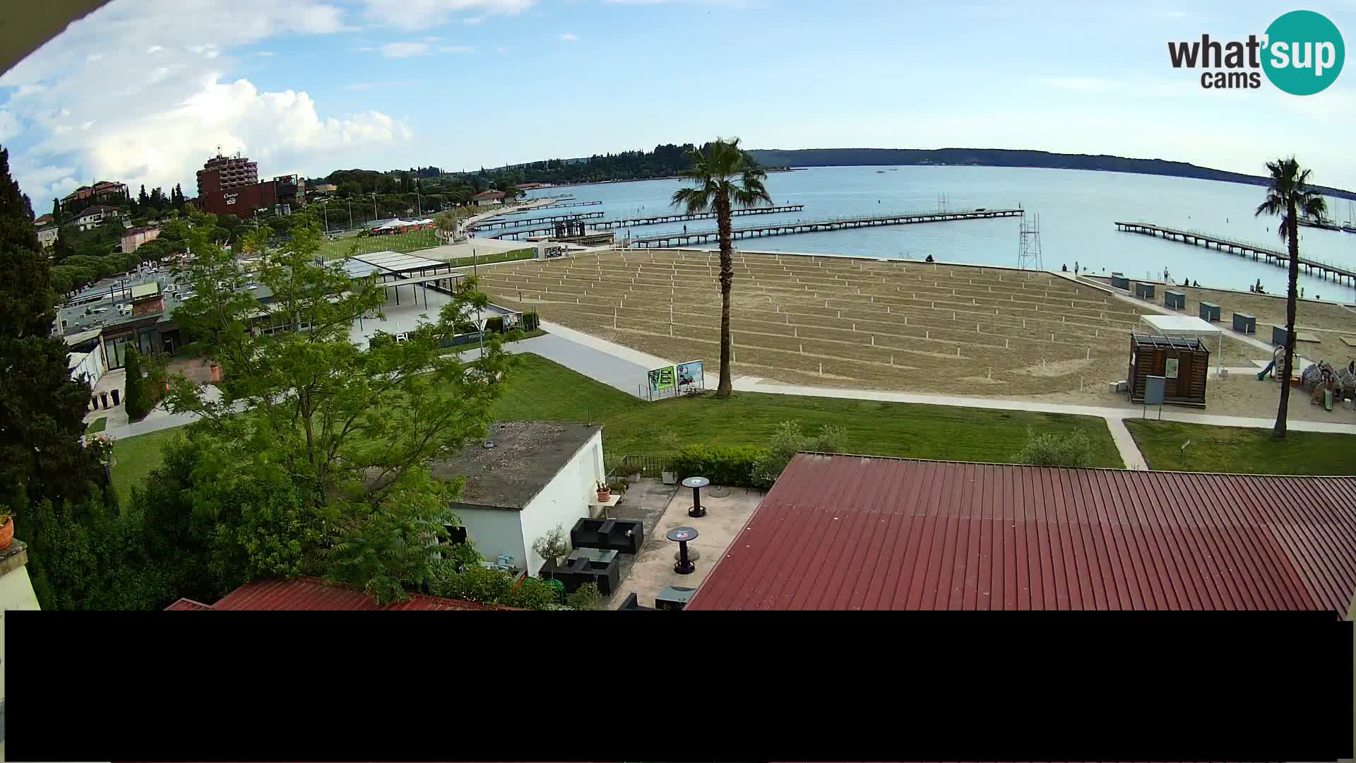 Webcam live Beach in Portorož