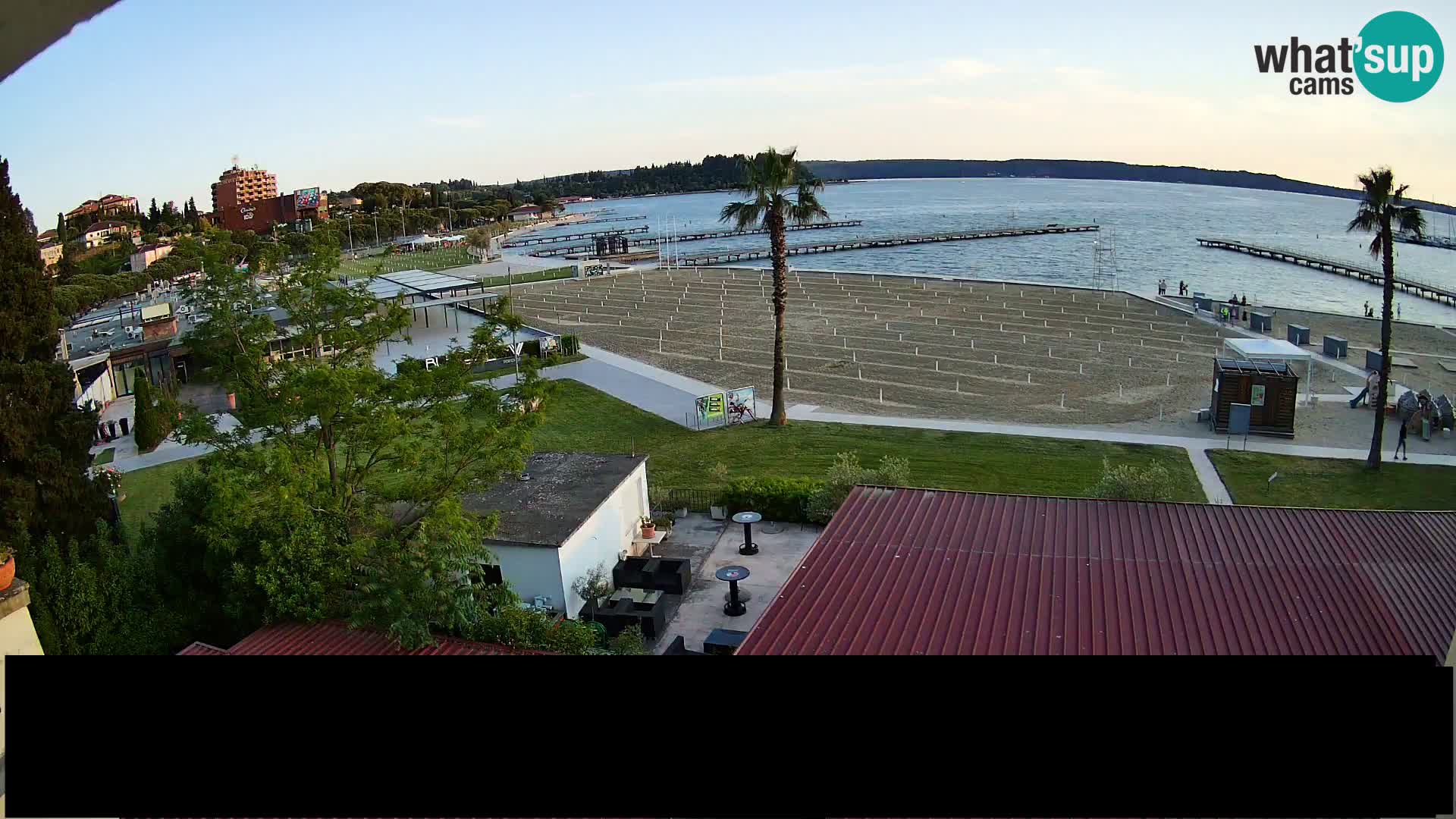 Spletna kamera plaža Portorož