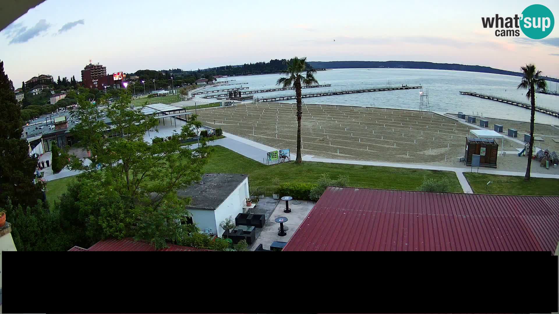 Webcam Live Playa de Portorož
