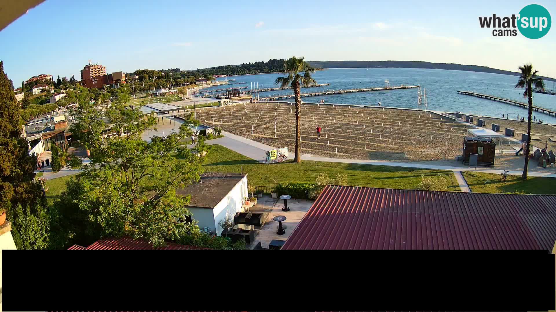 Spletna kamera Plaža Portorož