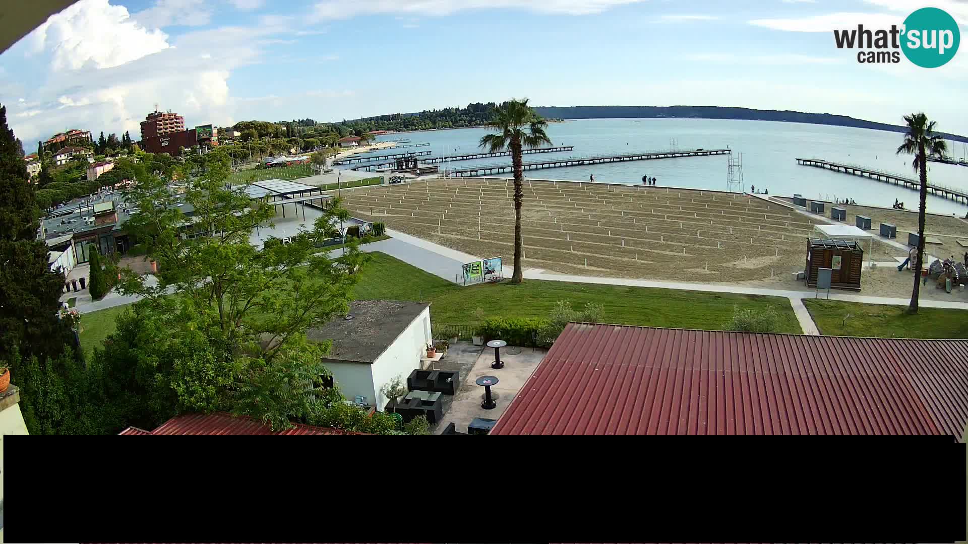 Livecam Portorož beach