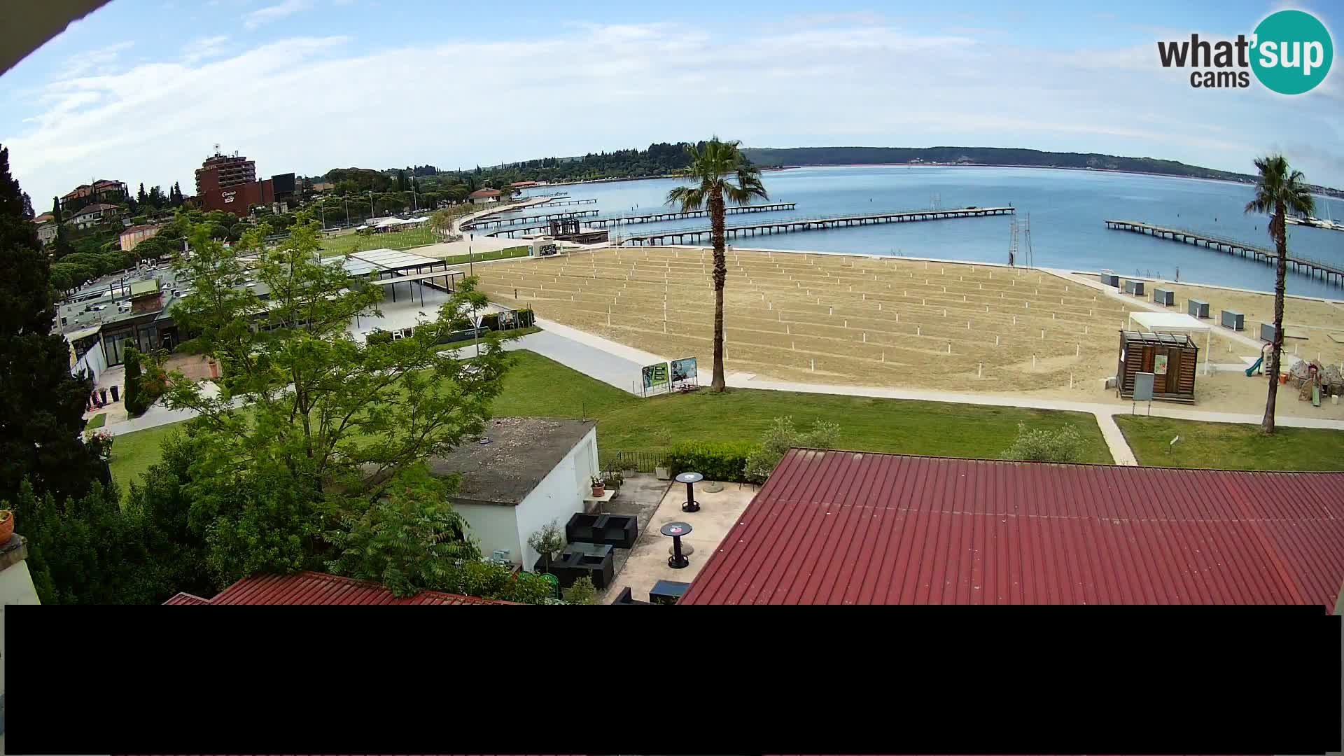Plaža Portorož web kamera