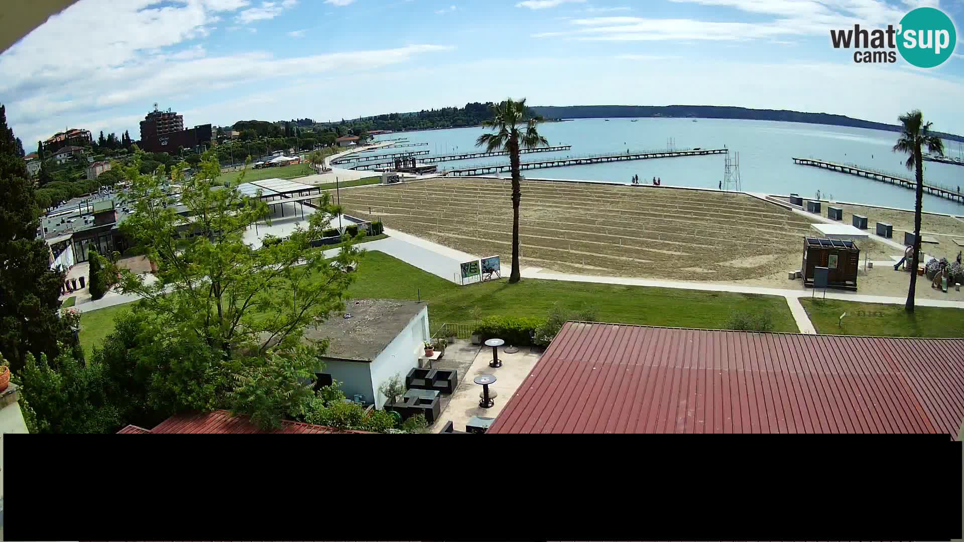 Spiaggia di Portorose live webcam