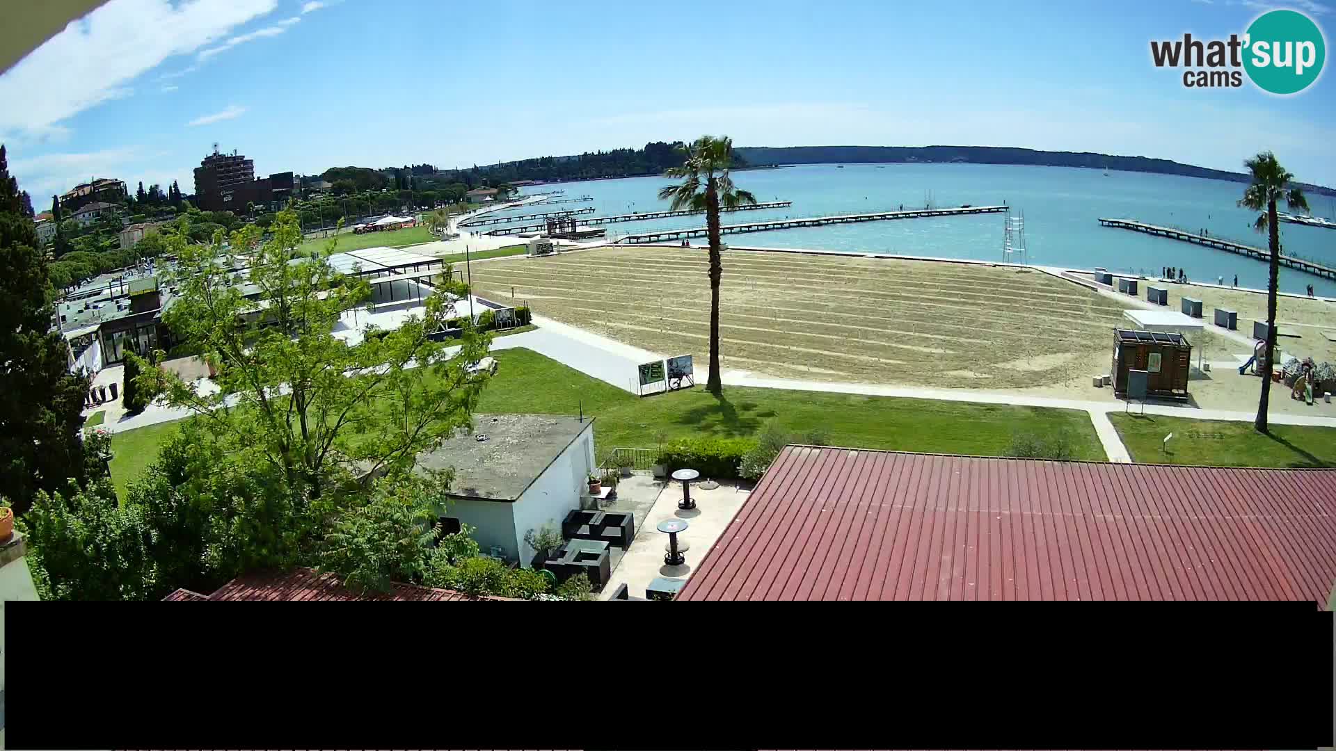 Spletna kamera Plaža Portorož