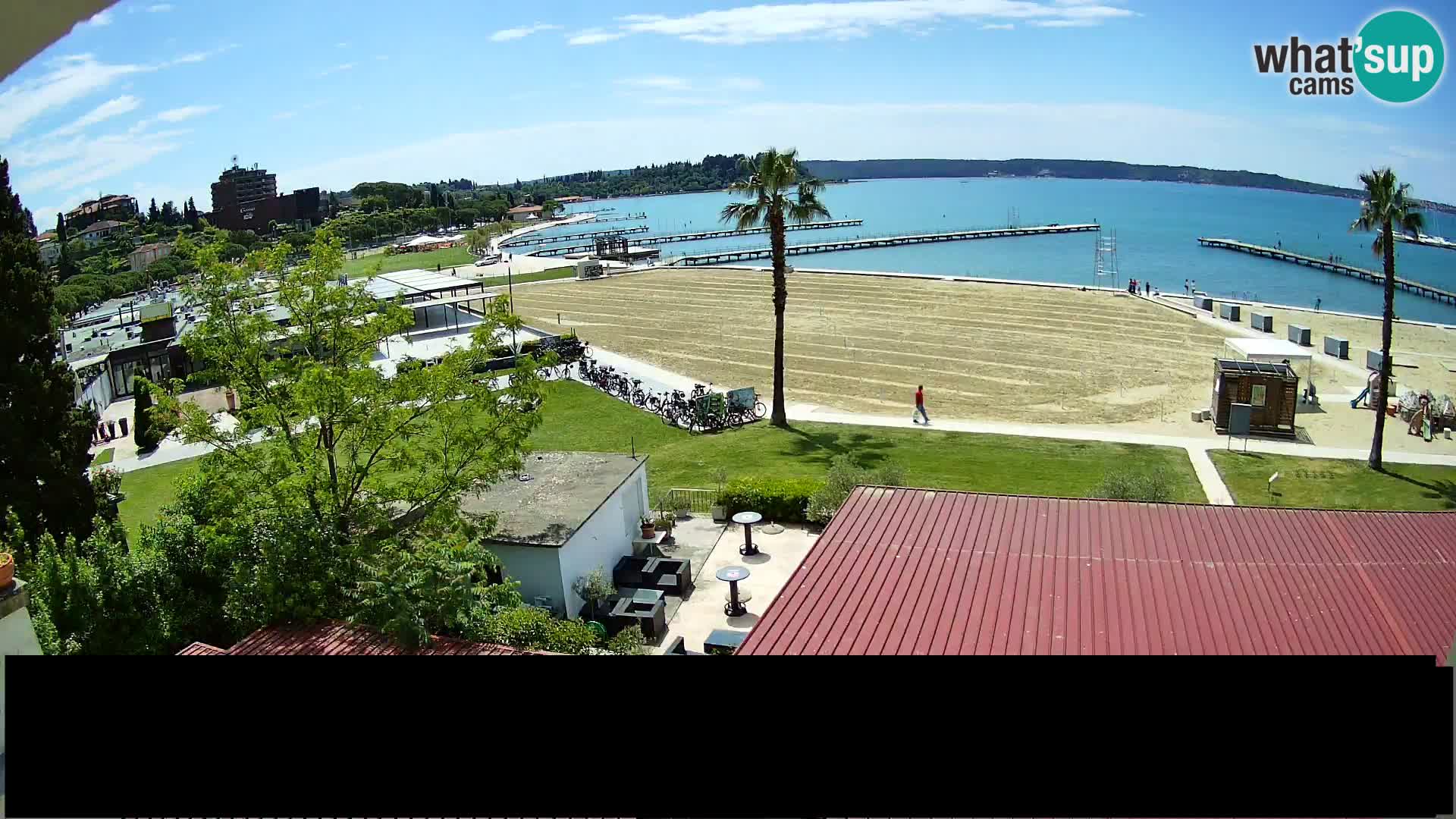 Plaža Portorož web kamera