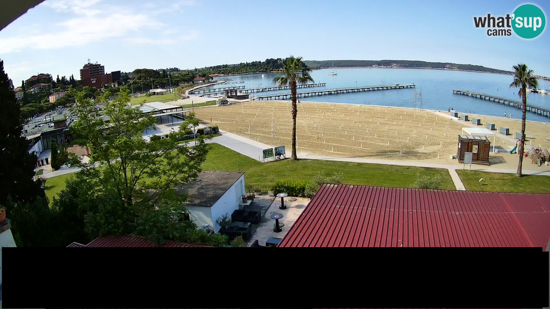 Spletna kamera plaža Portorož