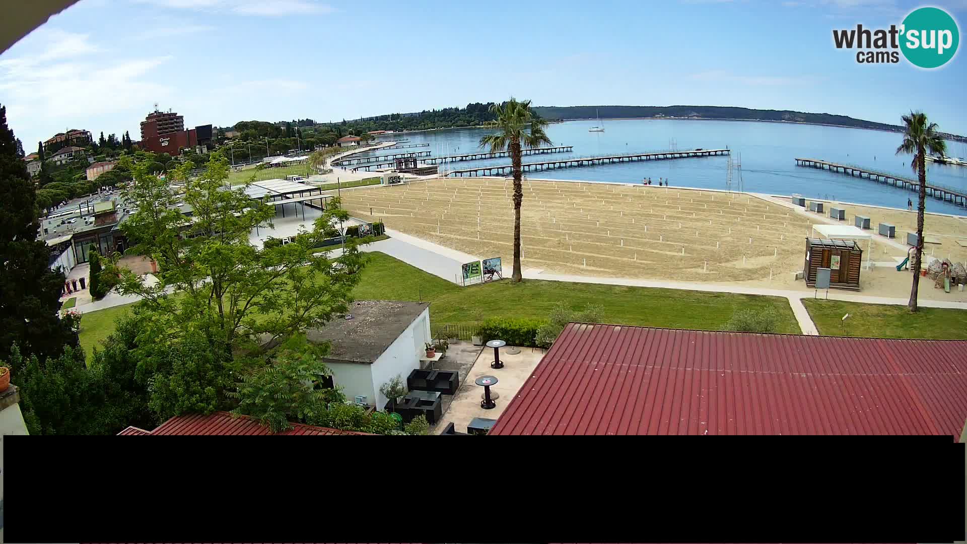 Spletna kamera plaža Portorož