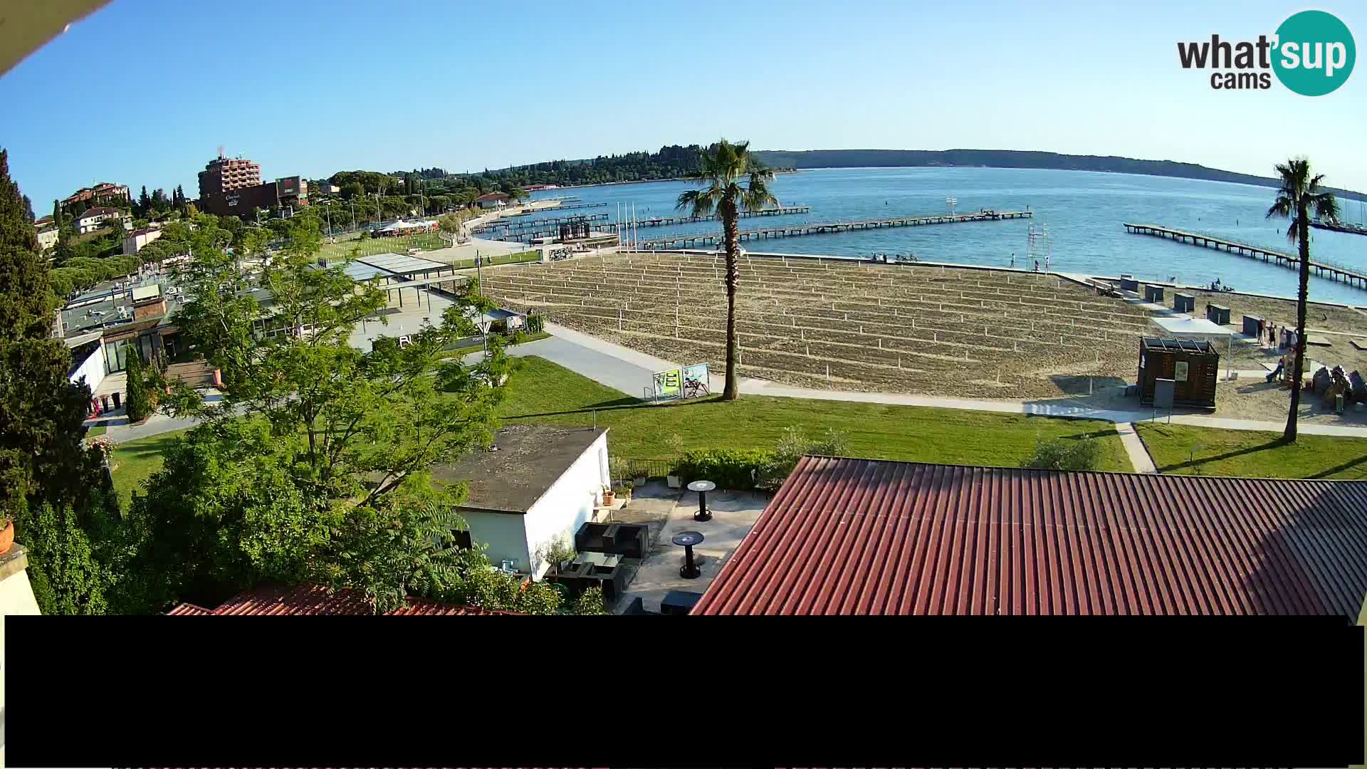 Livecam Portorož beach