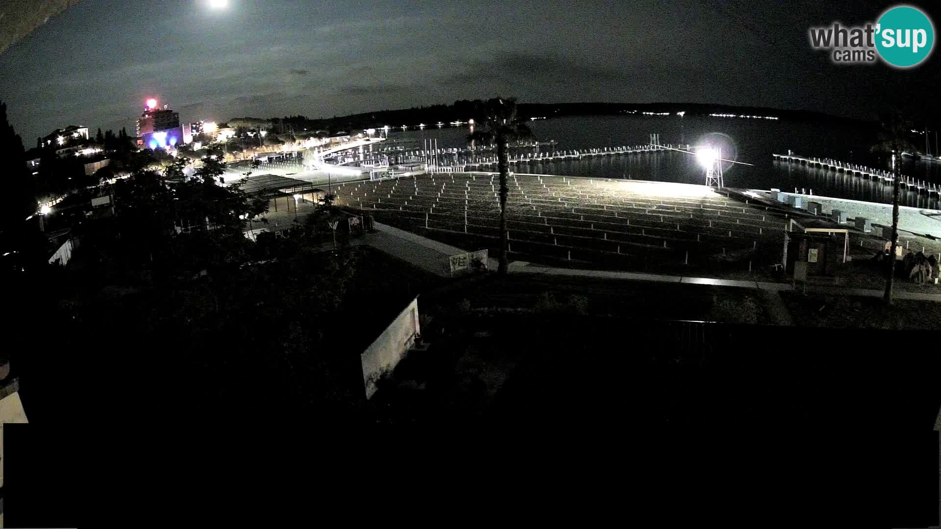 Spiaggia di Portorose live webcam