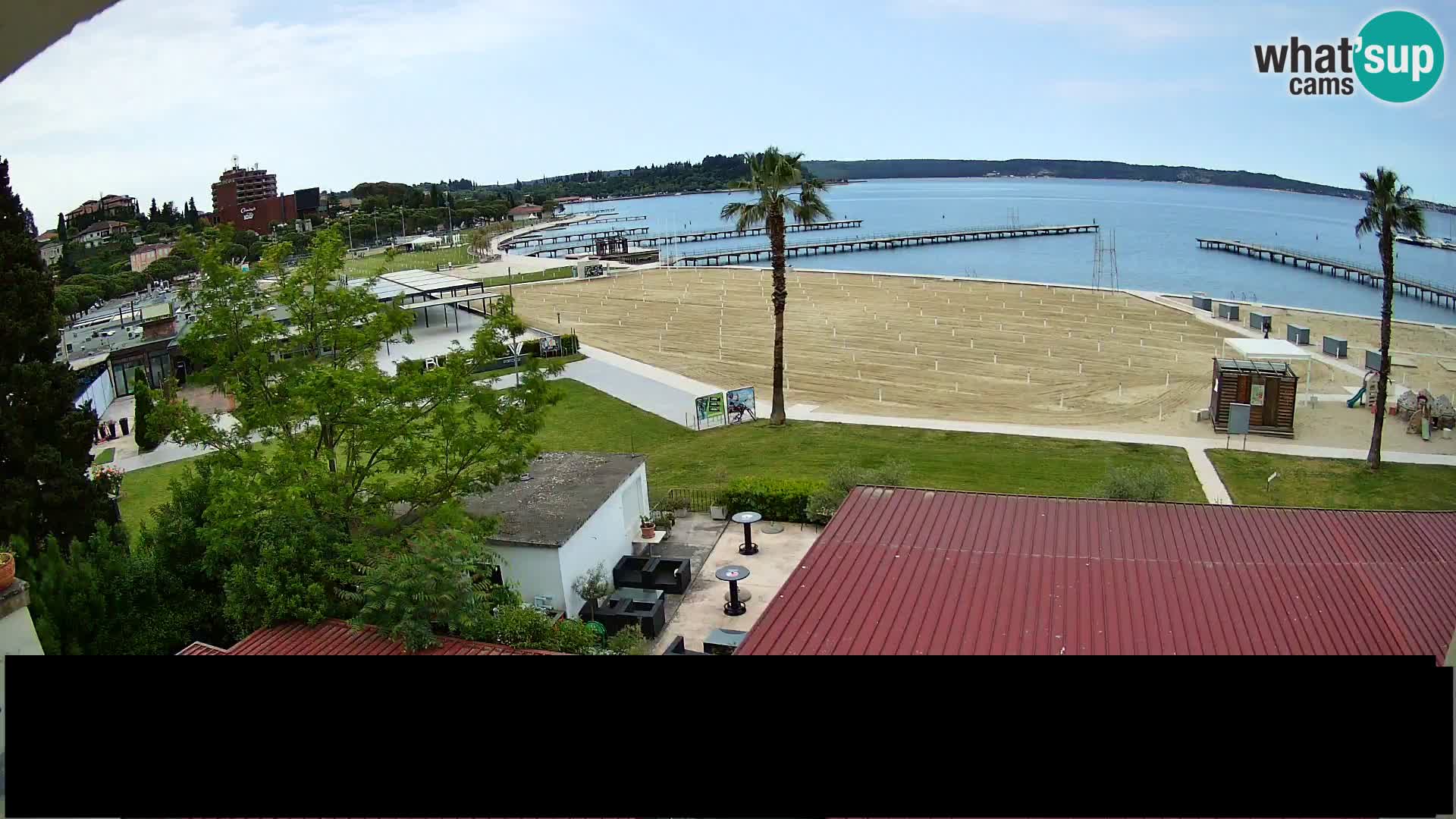 Webcam Portorož Strand – Karamela bar