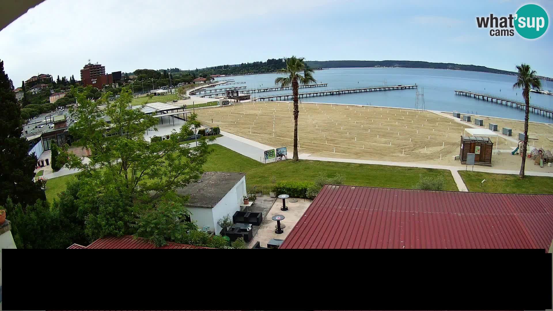 Spiaggia di Portorose live webcam
