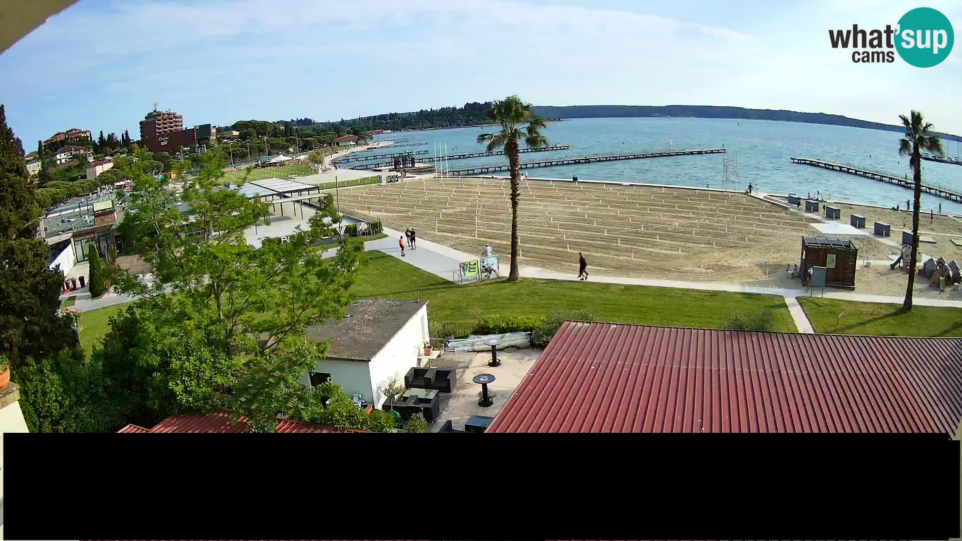 Livecam Portorož beach