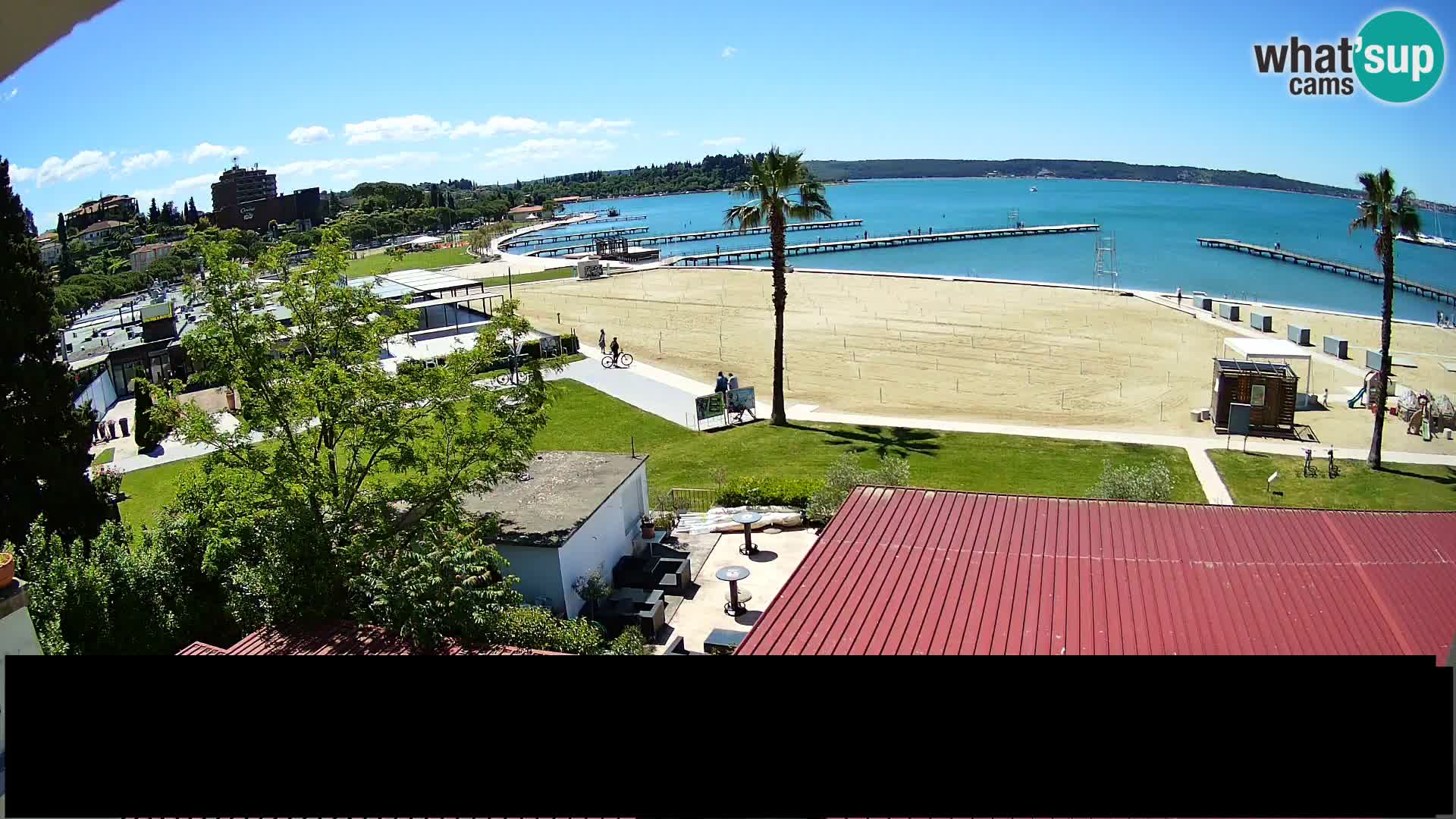 Webcam live Beach in Portorož