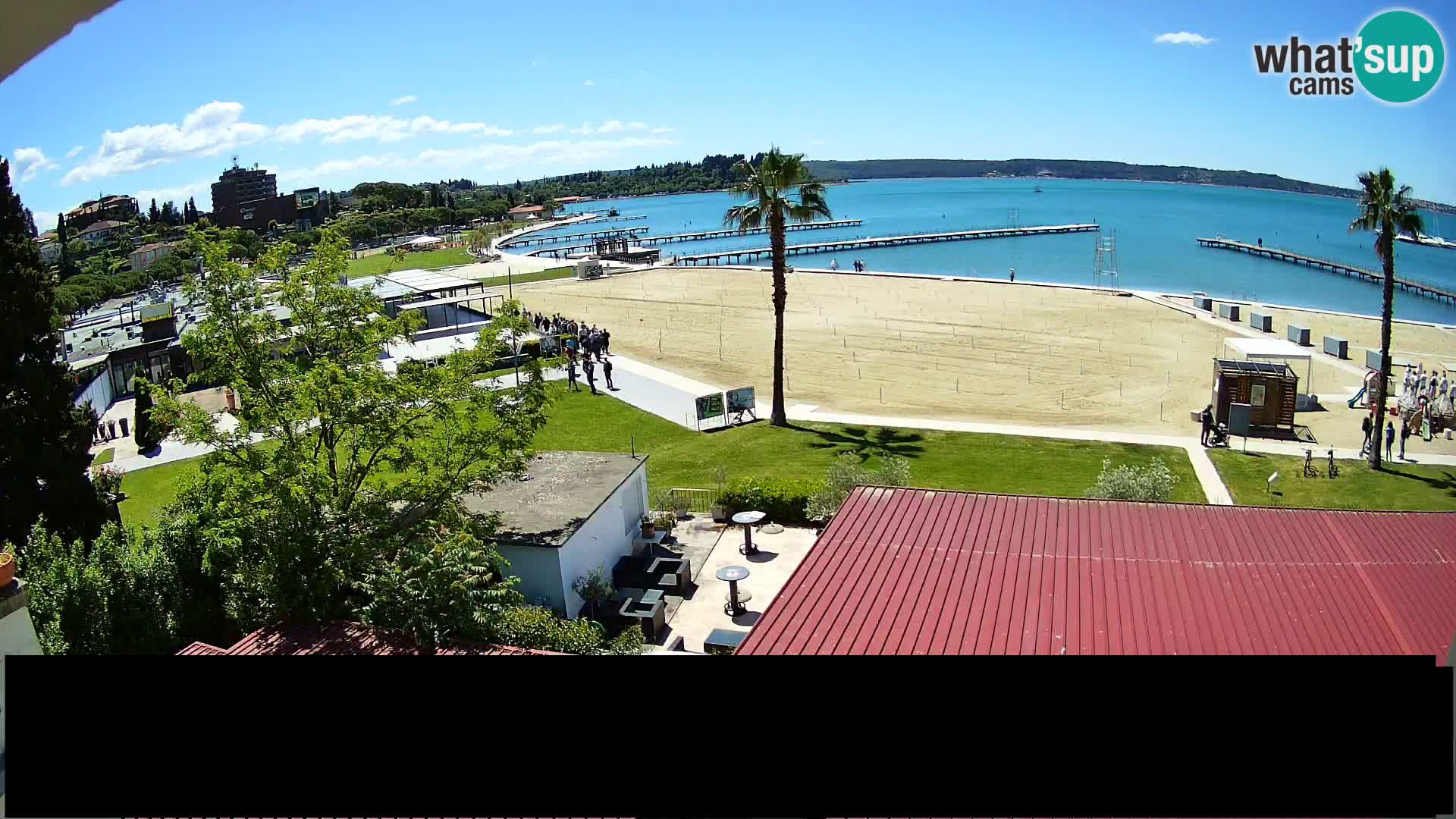 Webcam Live Spiaggia di Portorose