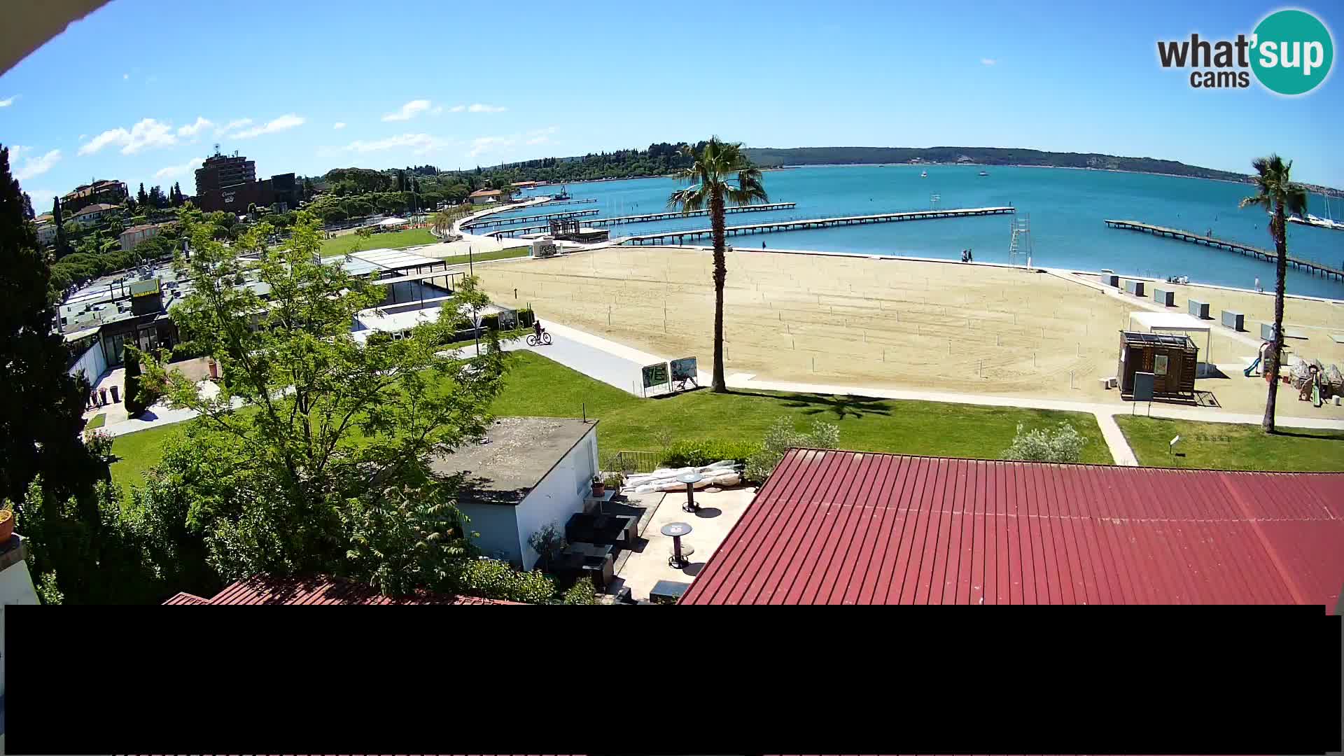 Webcam Live Spiaggia di Portorose