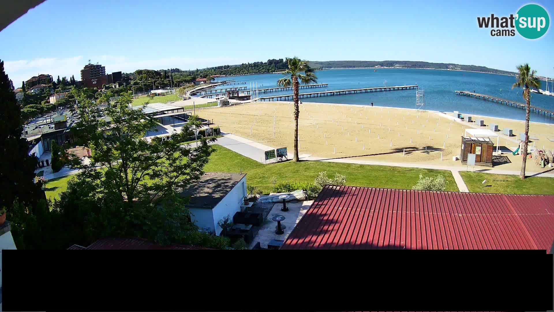 Spletna kamera Plaža Portorož