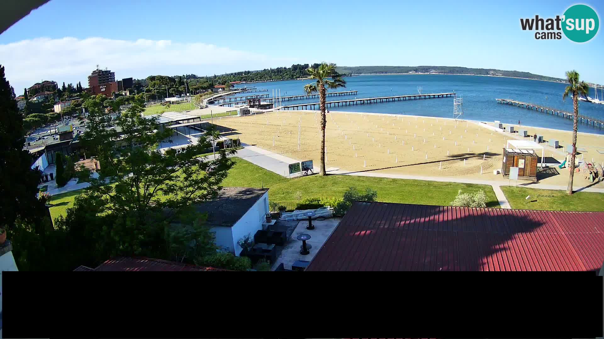 Web Kamera Plaža u Portorožu