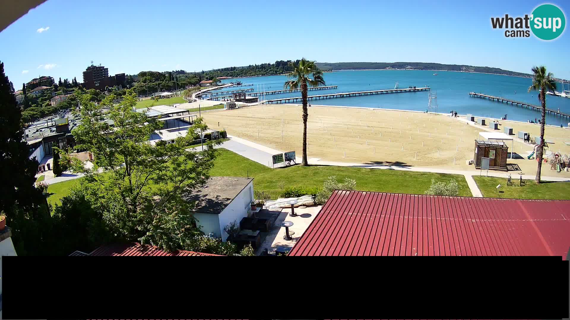 Web Kamera Plaža u Portorožu