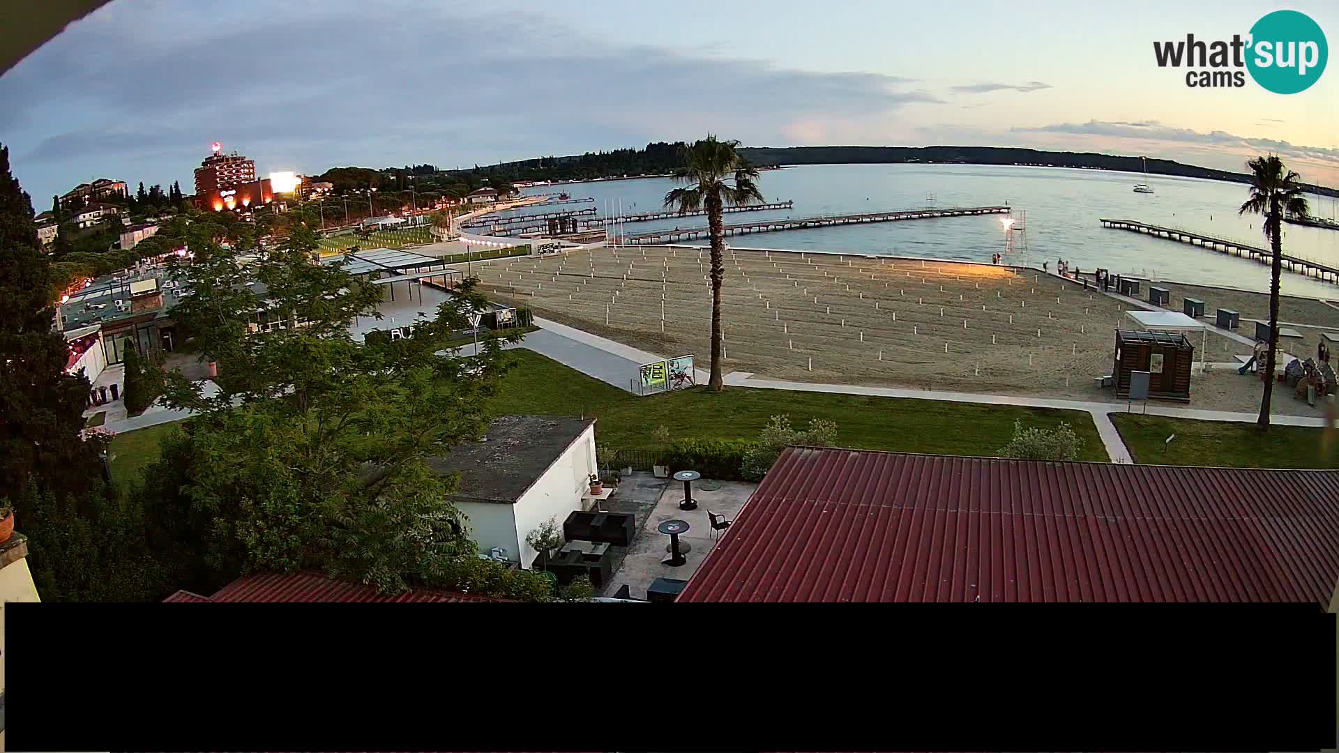Spletna kamera Plaža Portorož