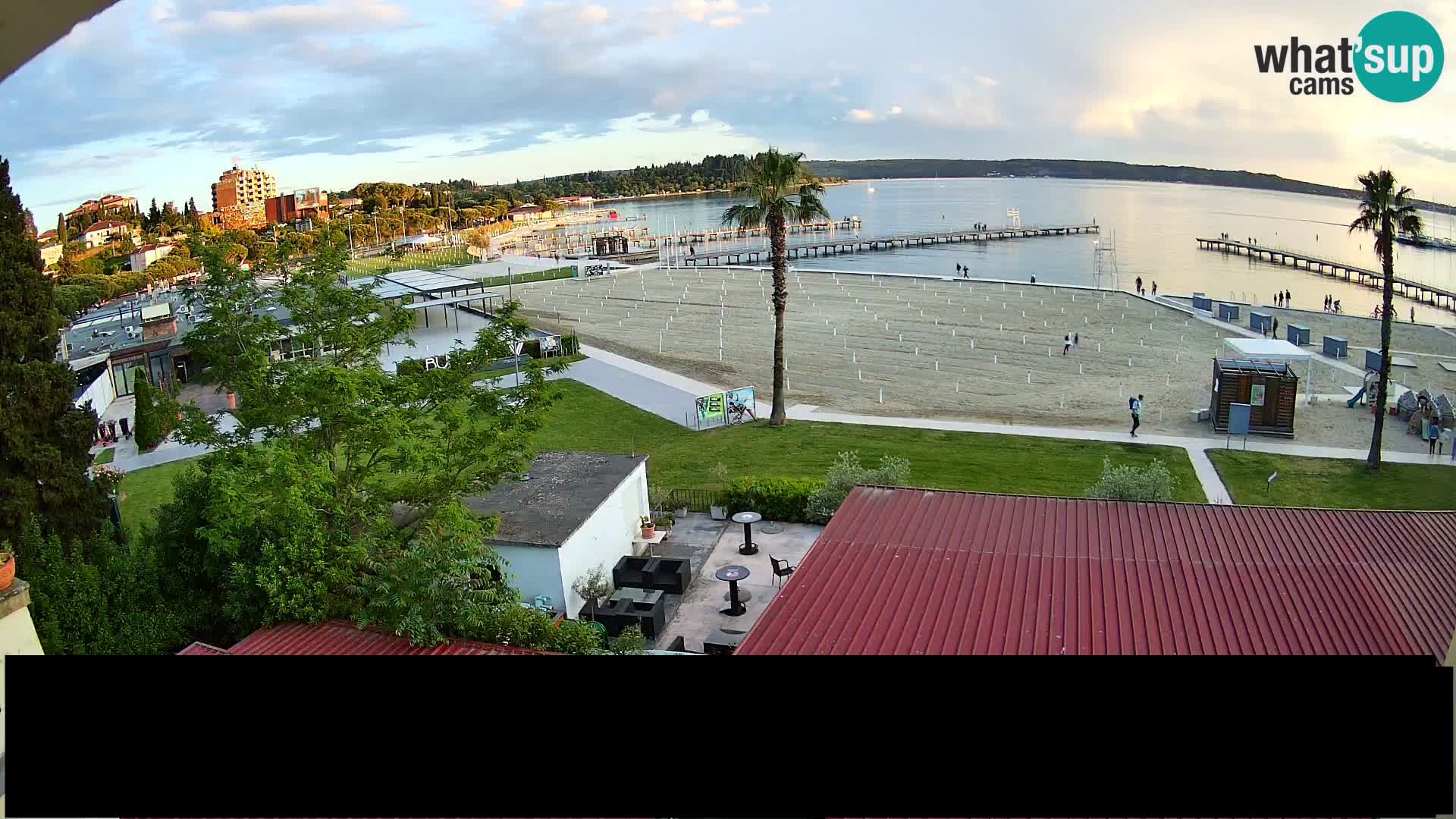 Webcam Live Spiaggia di Portorose