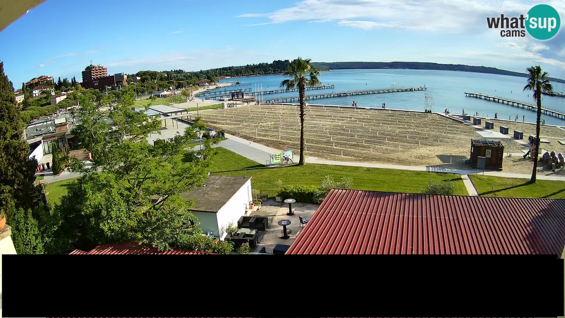 Webcam live Beach in Portorož