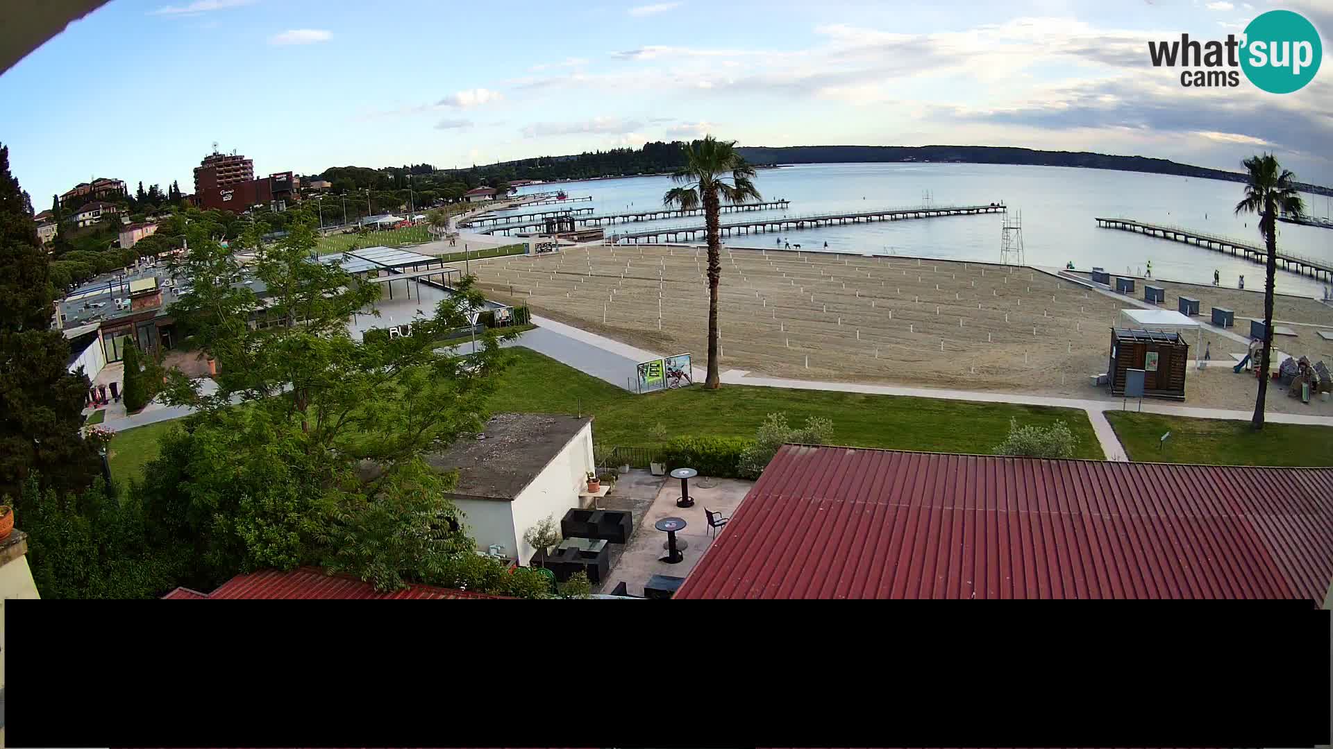 Spletna kamera plaža Portorož