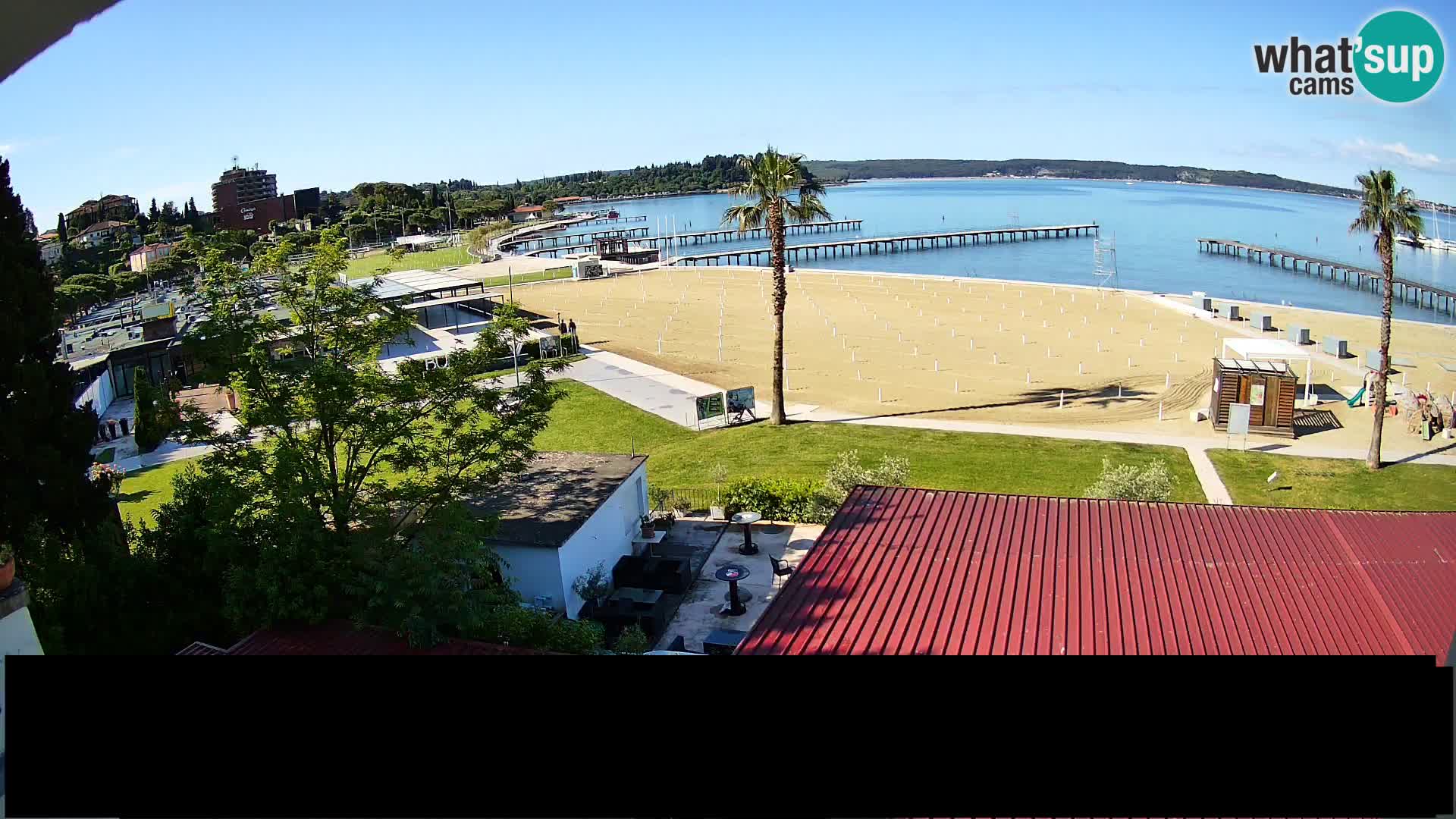Plaža Portorož web kamera