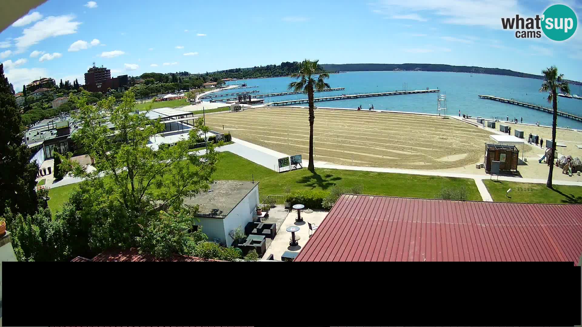 Webcam Live Spiaggia di Portorose
