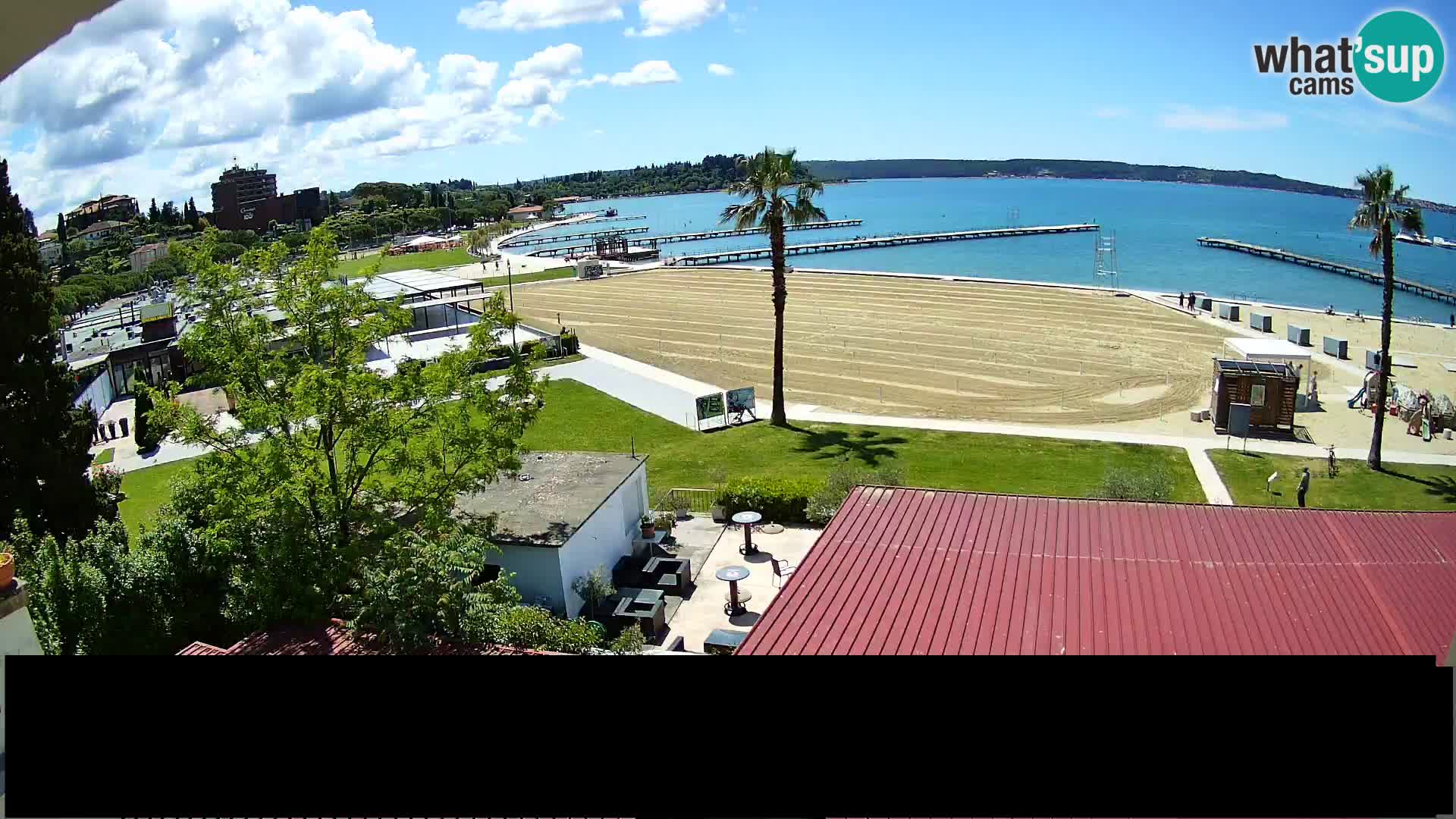 Webcam Live Plage à Portorož