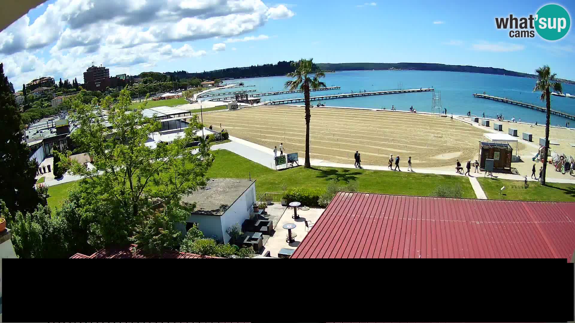 Spletna kamera plaža Portorož