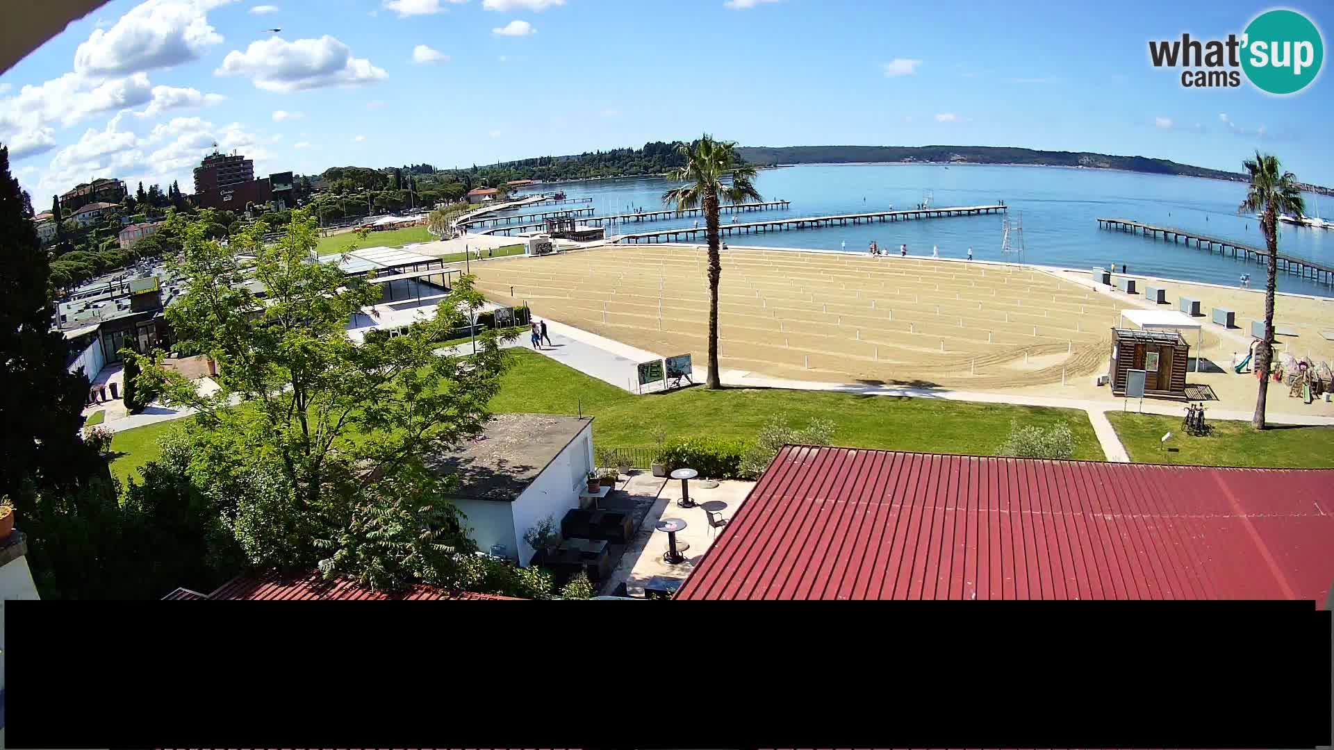 Webcam Live Strand in Portorož