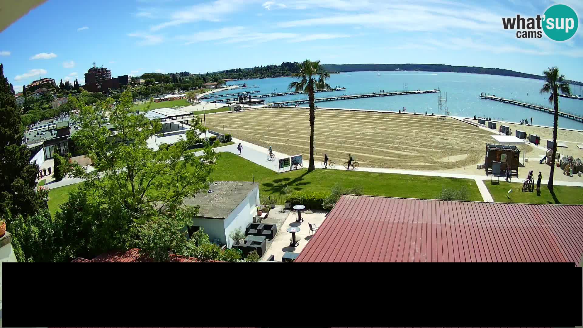 Web Kamera Plaža u Portorožu