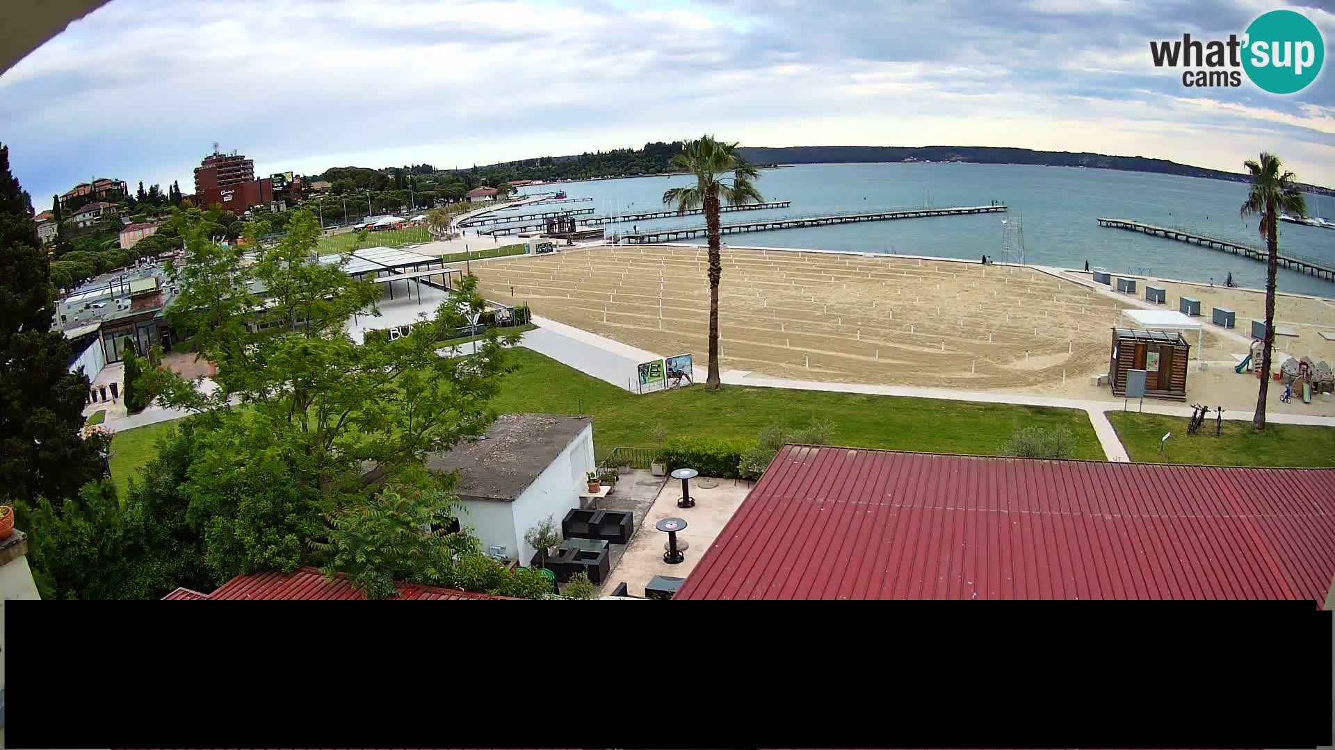Webcam live Beach in Portorož