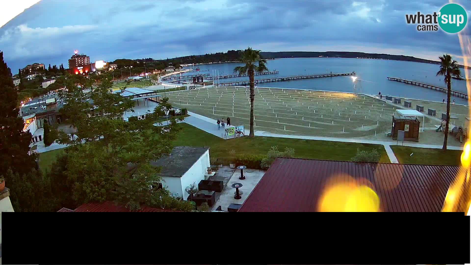 Plage Portorož live cam