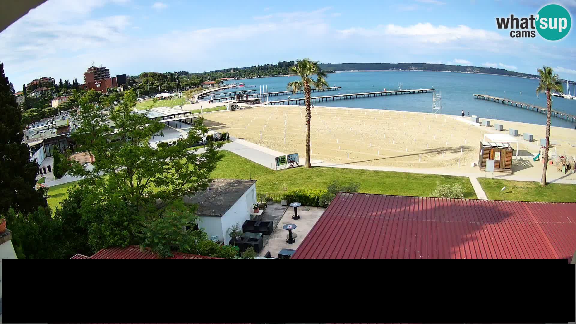 Webcam Live Strand in Portorož