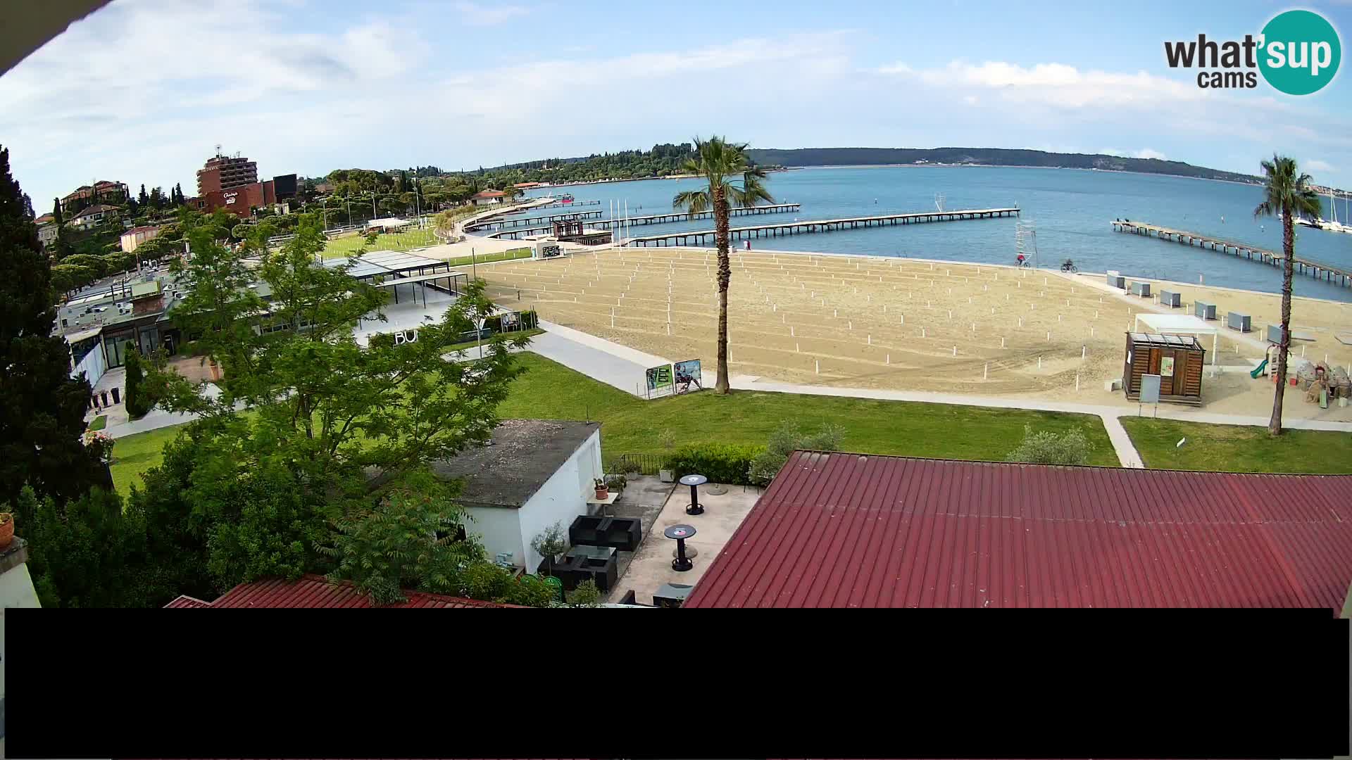 Plaža Portorož web kamera